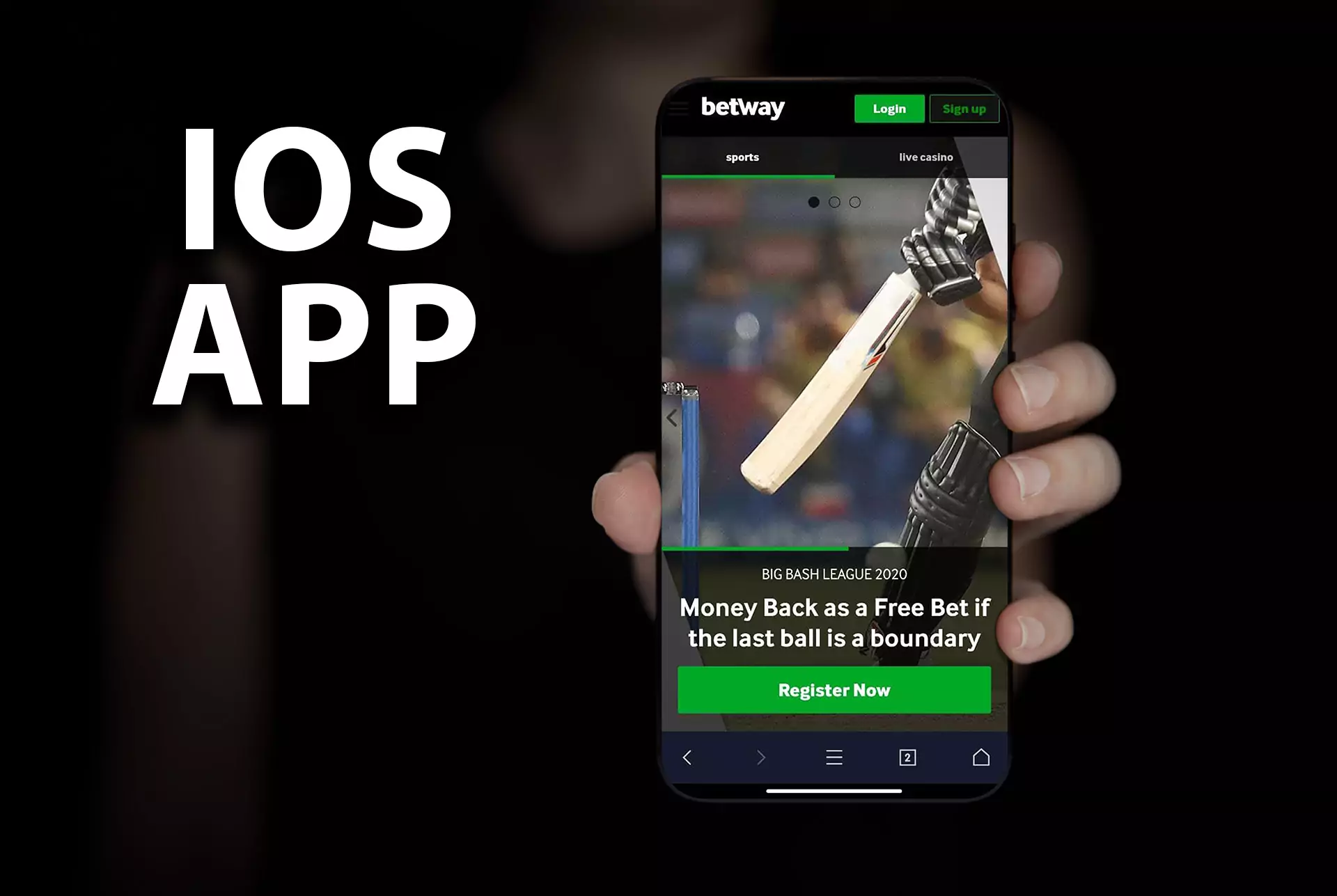 Betway is believed to be one of the best mobile apps for betting on cricket.