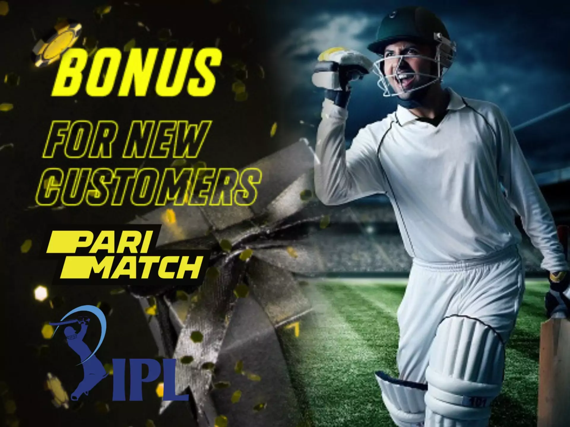 Sign up for Parimatch, get freebet and place them in IPL matches.