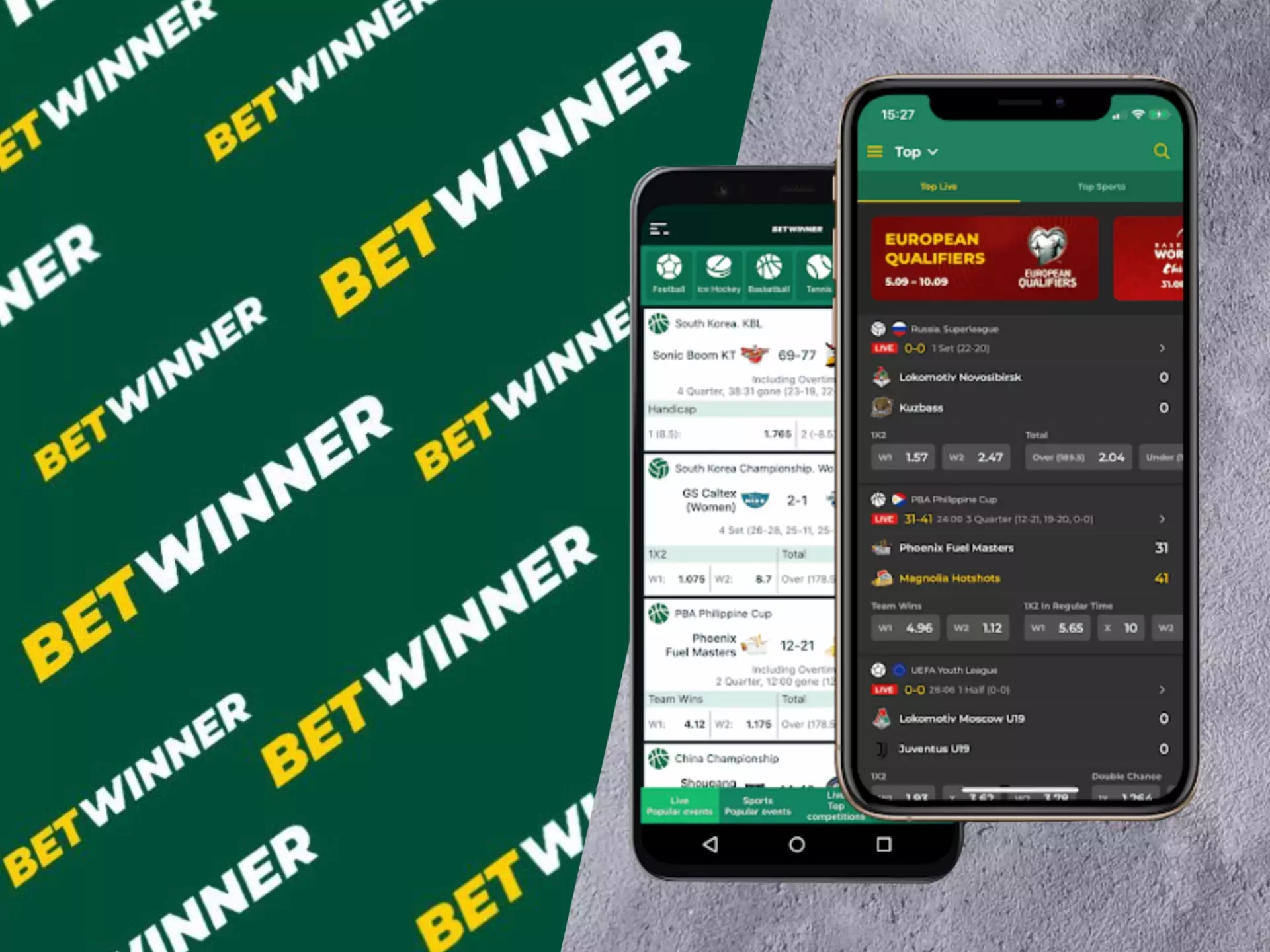 The Betwinner apps inteface is user-friendly and easy to understand.