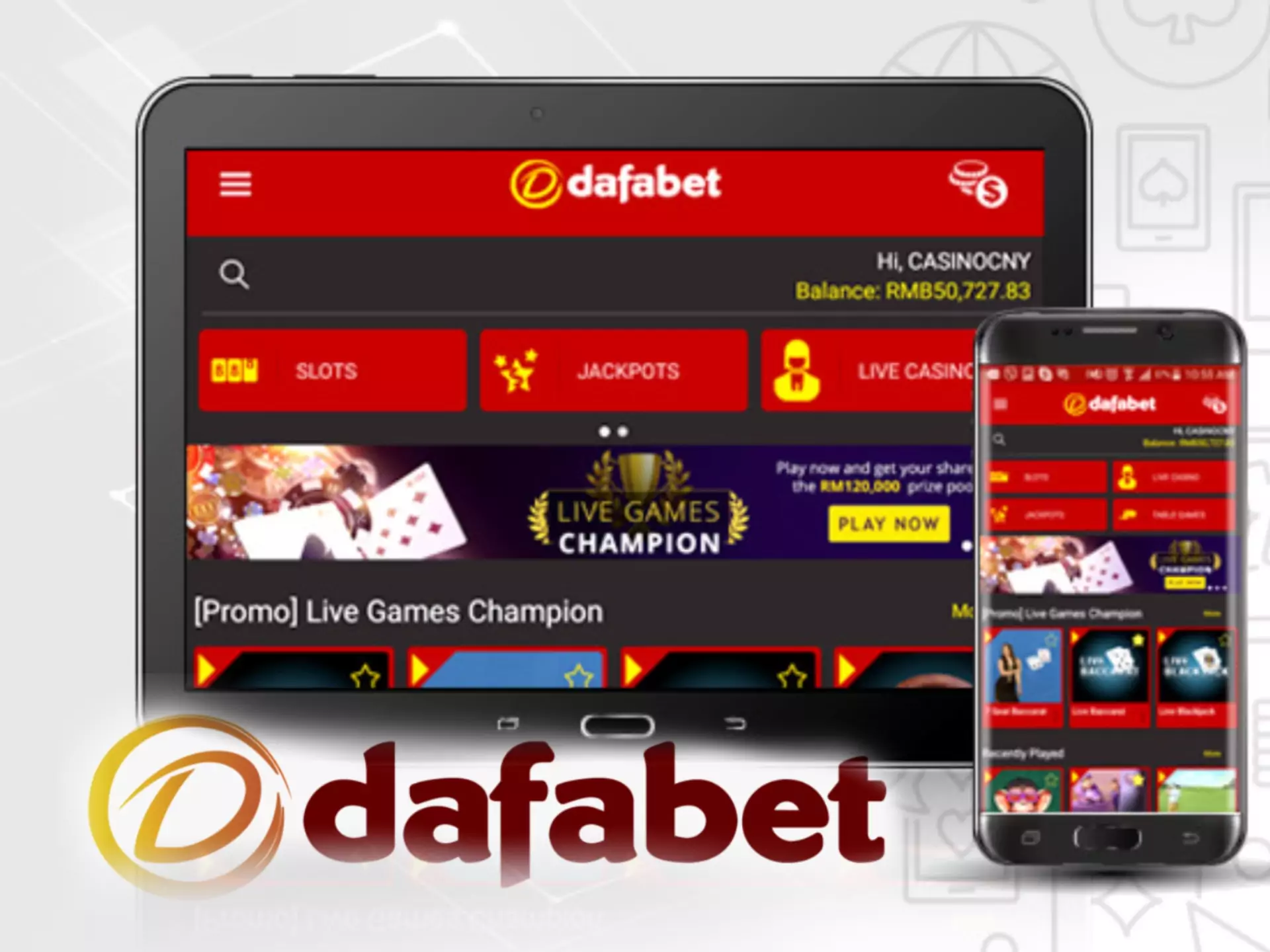 Dafabet app is the most convenient way to place bets and play casino games.