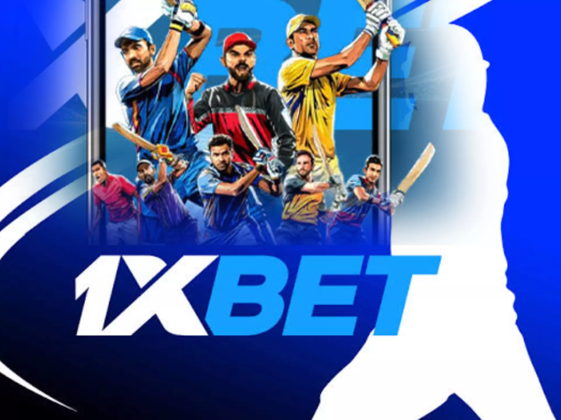 Sign up for 1xbet and start betting on cricket.