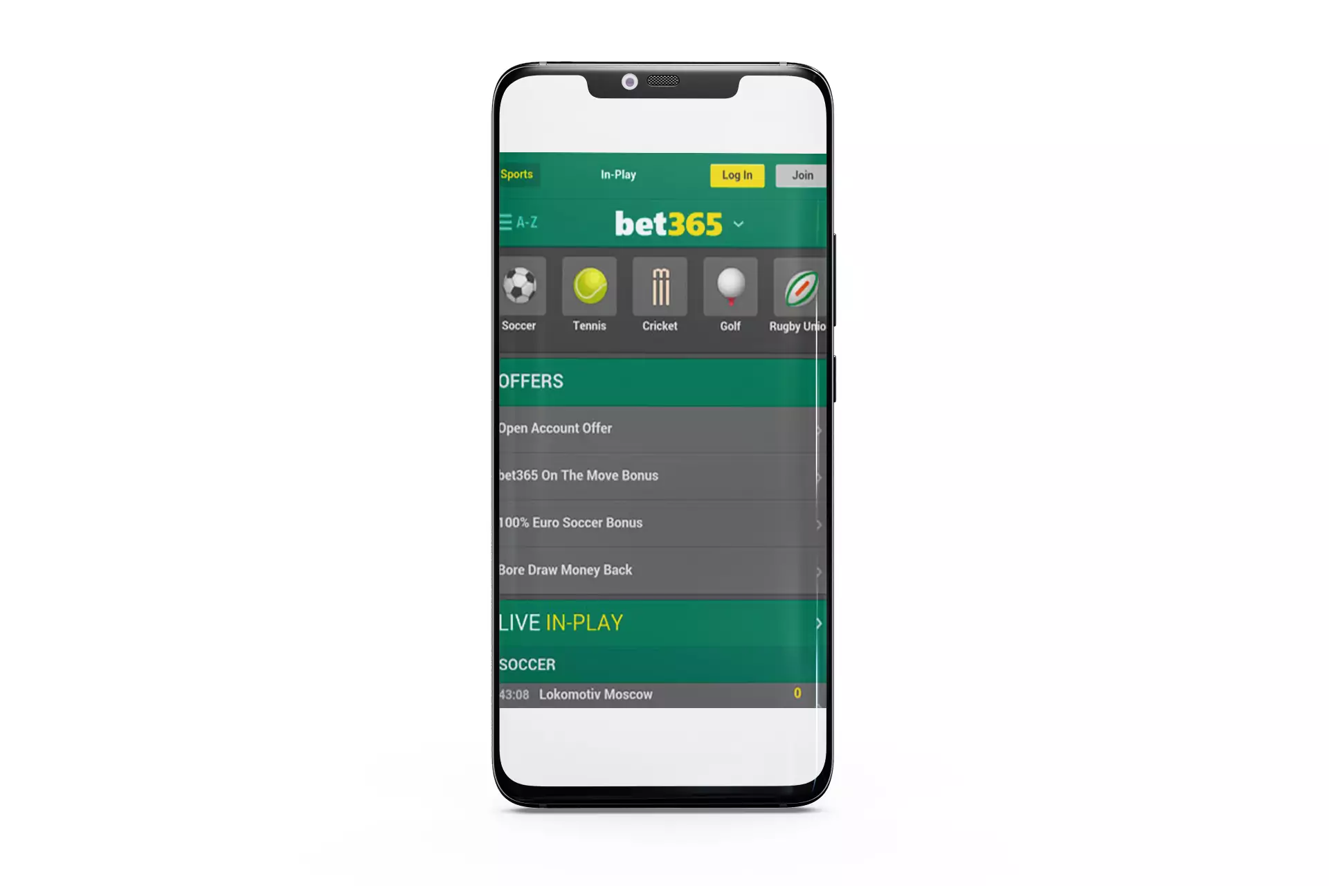 Install bet365 app on your iPhone and place bets on cricket whenever you want.