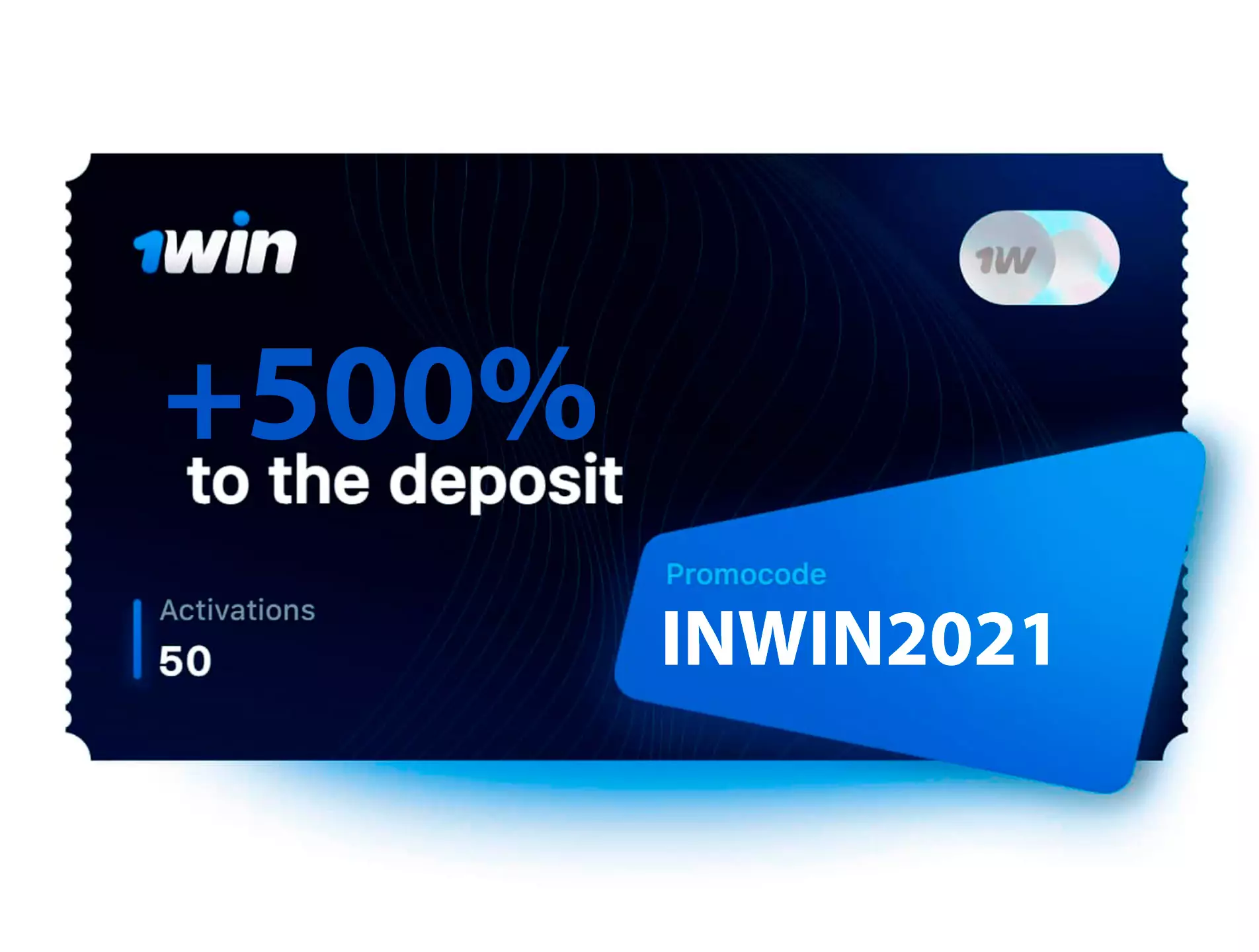 Use our promo code INWIN2021 for a bonus of INR 75,000.