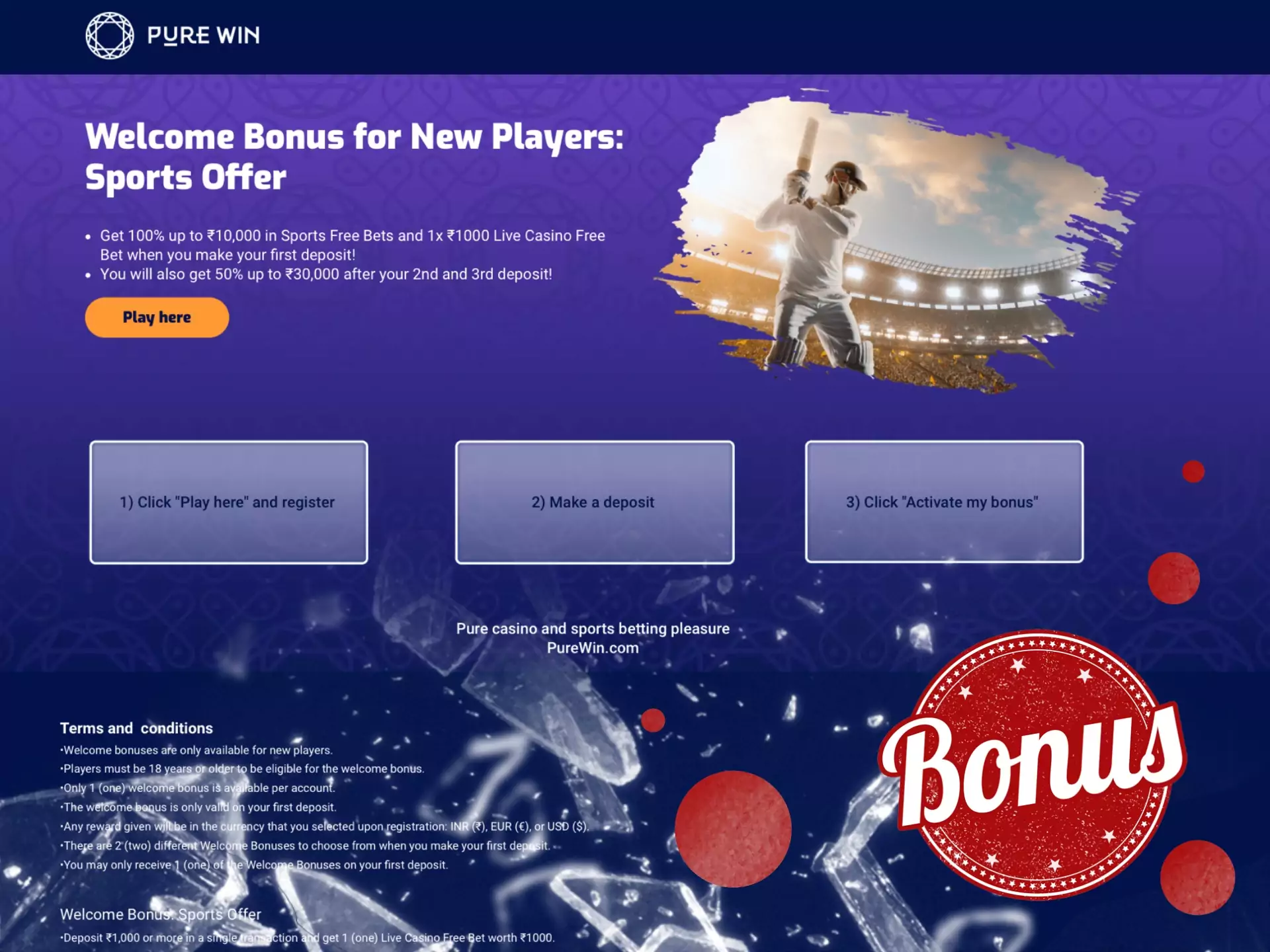 Bettors can receive a great welcome bonus too.