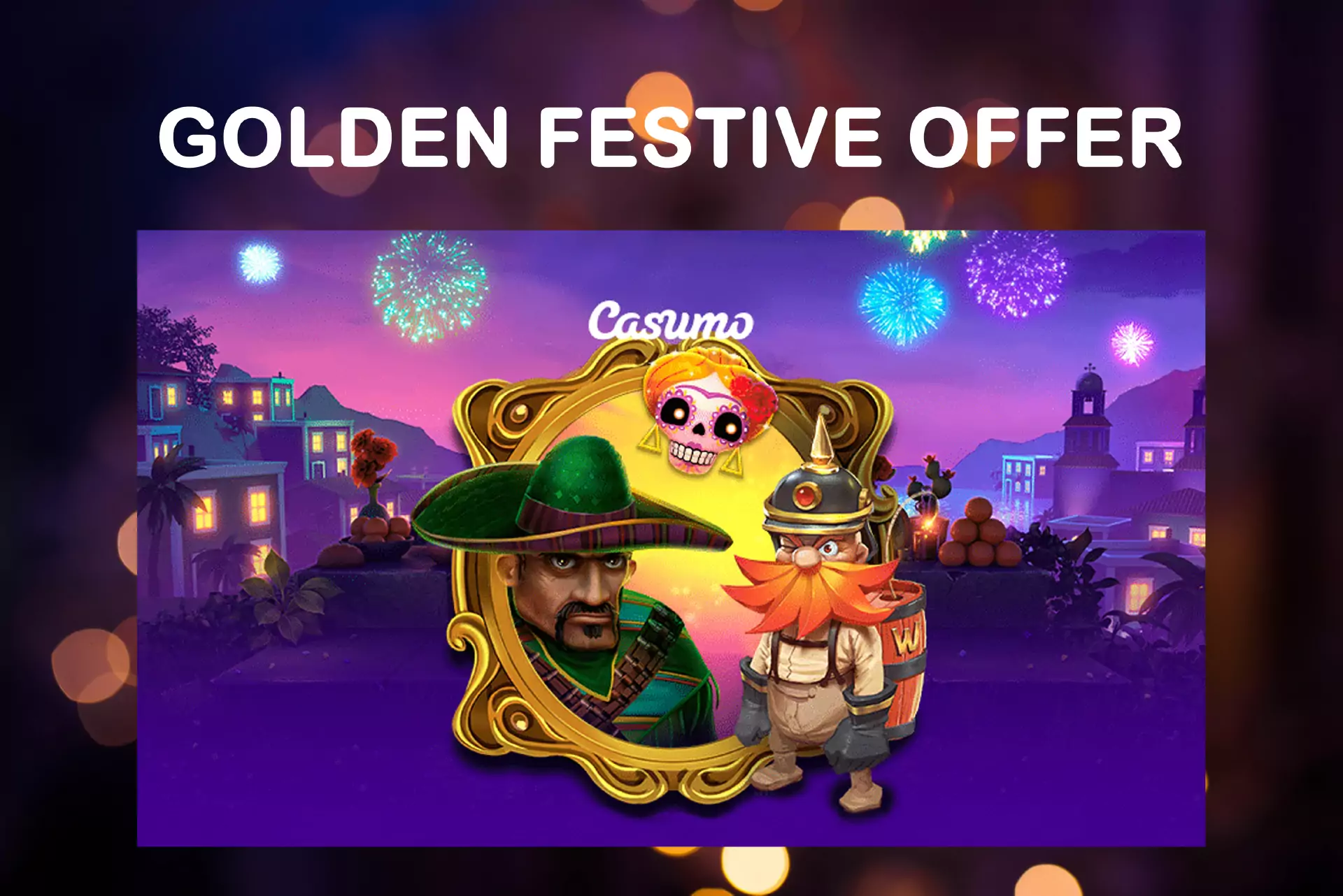 Top up your casino account to receive a huge bonus from Casumo.
