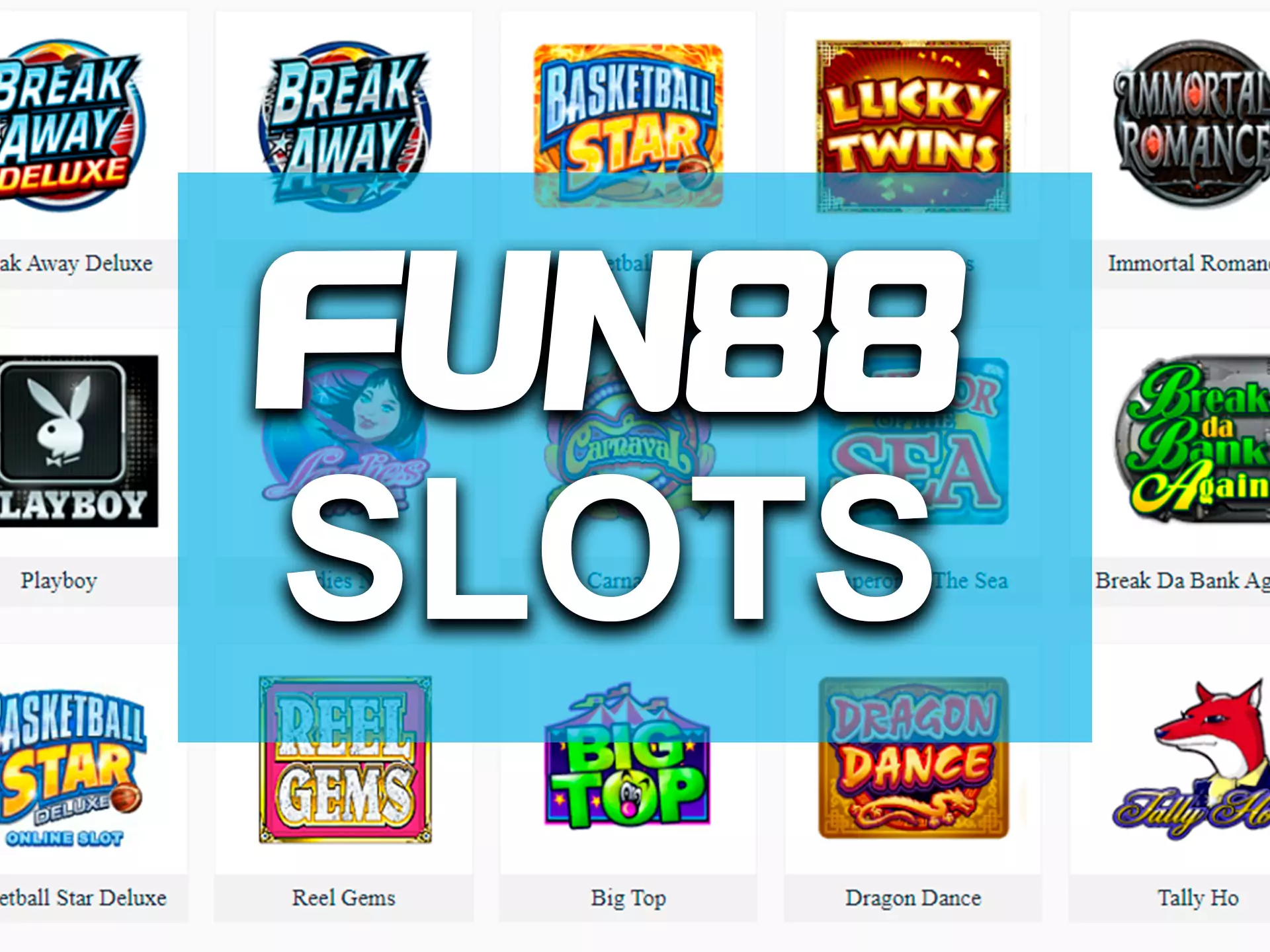 Fun88 cooperates only with reliable developers and provides great slots for gamblers.