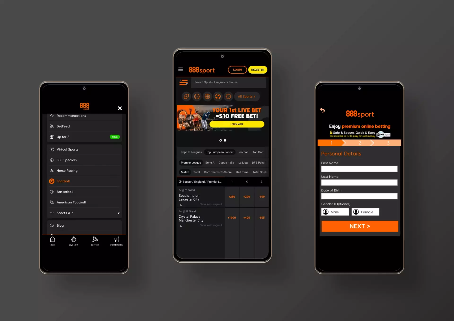 A big number of users like the 888sport app for betting.