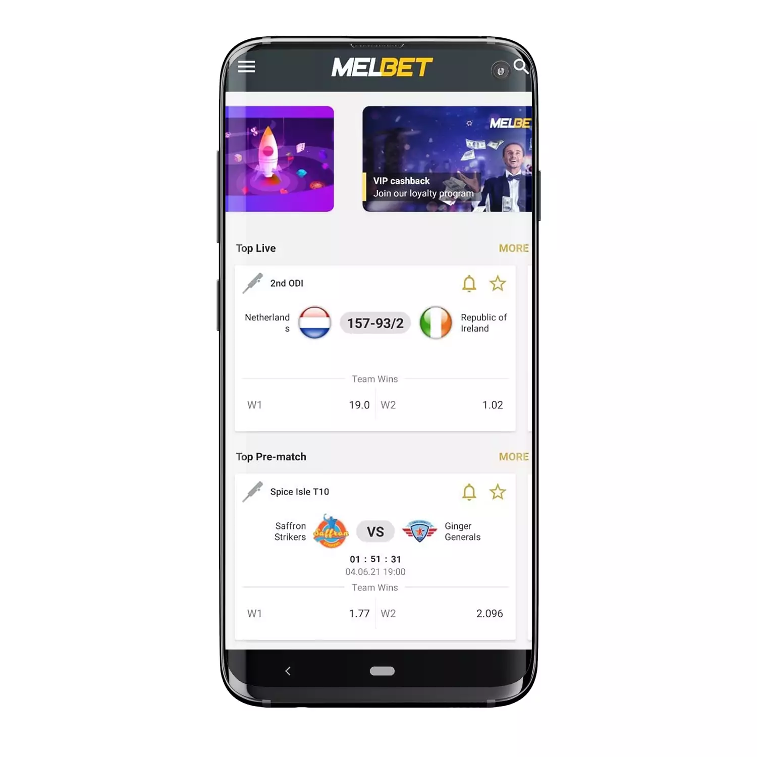 The Melbet mobile app is absolutely legal in India.