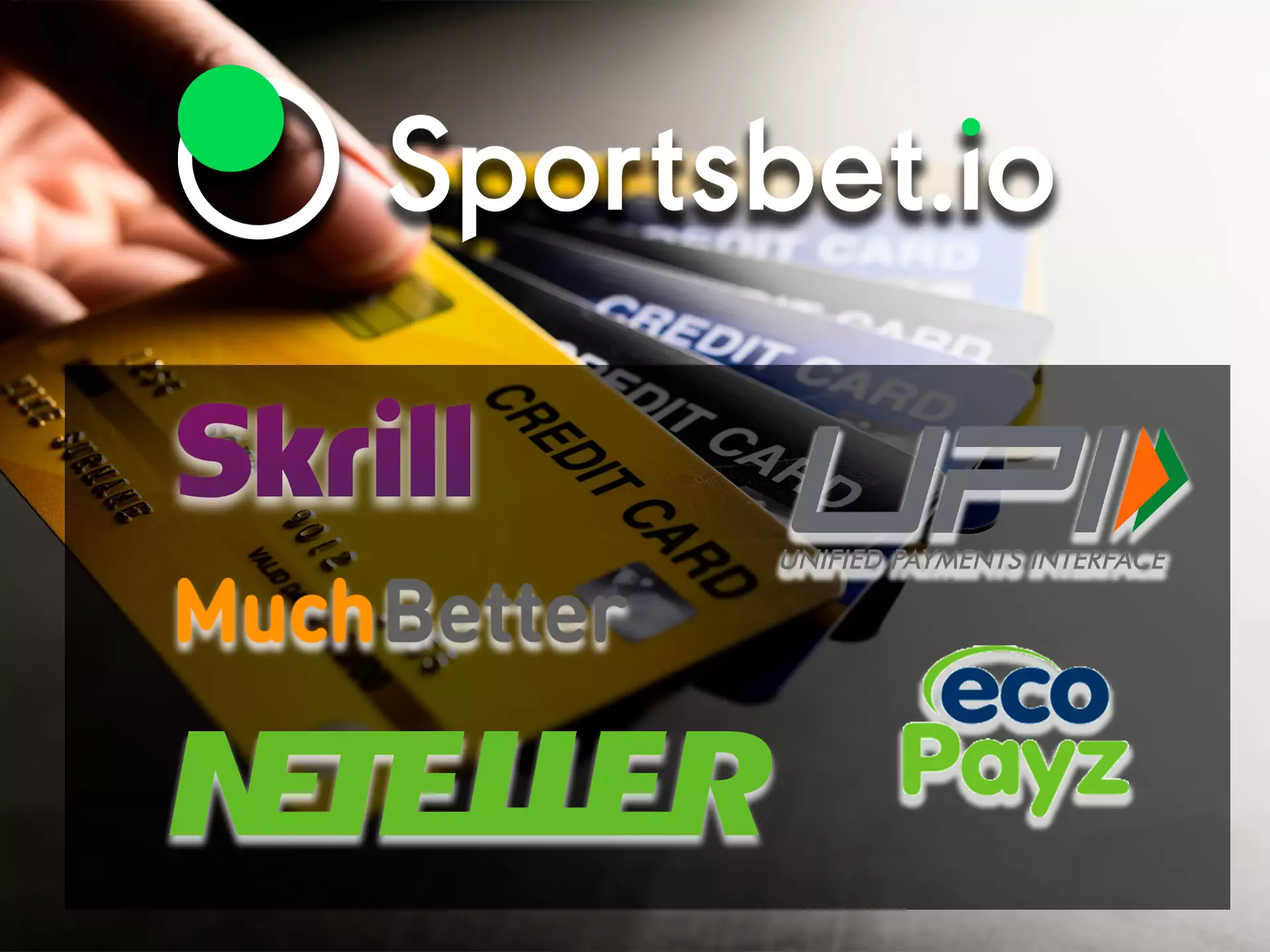All the popular e-wallets are available at Sportsbet.