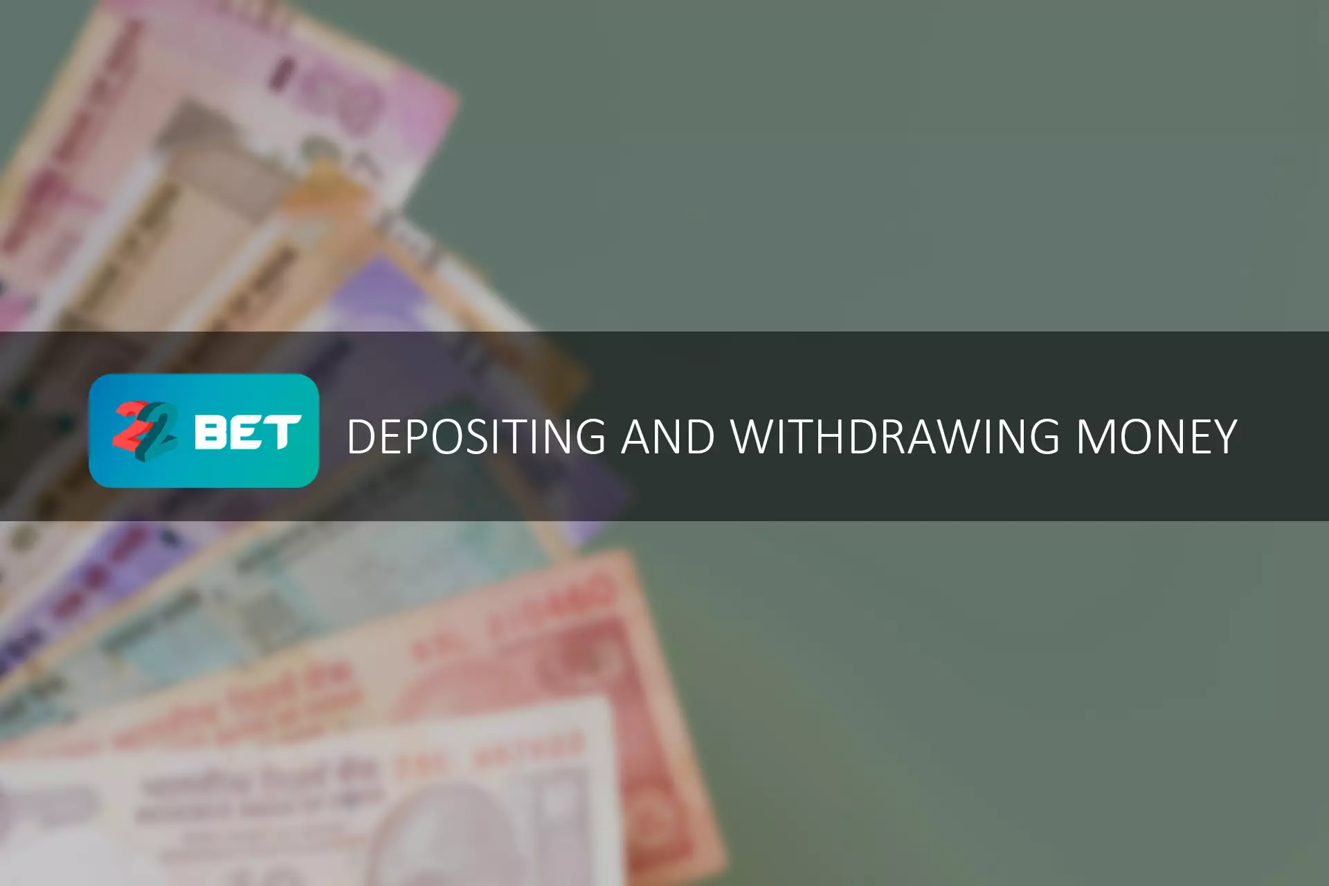 You can deposit using either bank cards or e-wallets.
