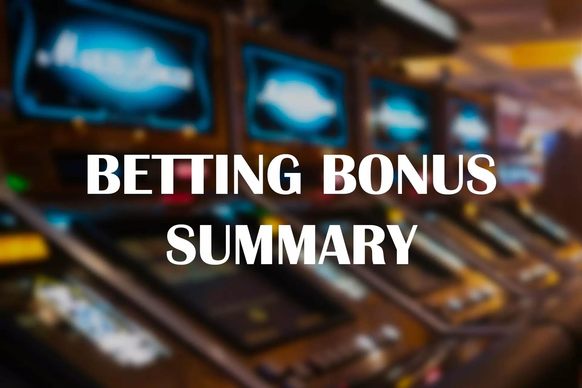 Here is our review about bonuses in the betting world.