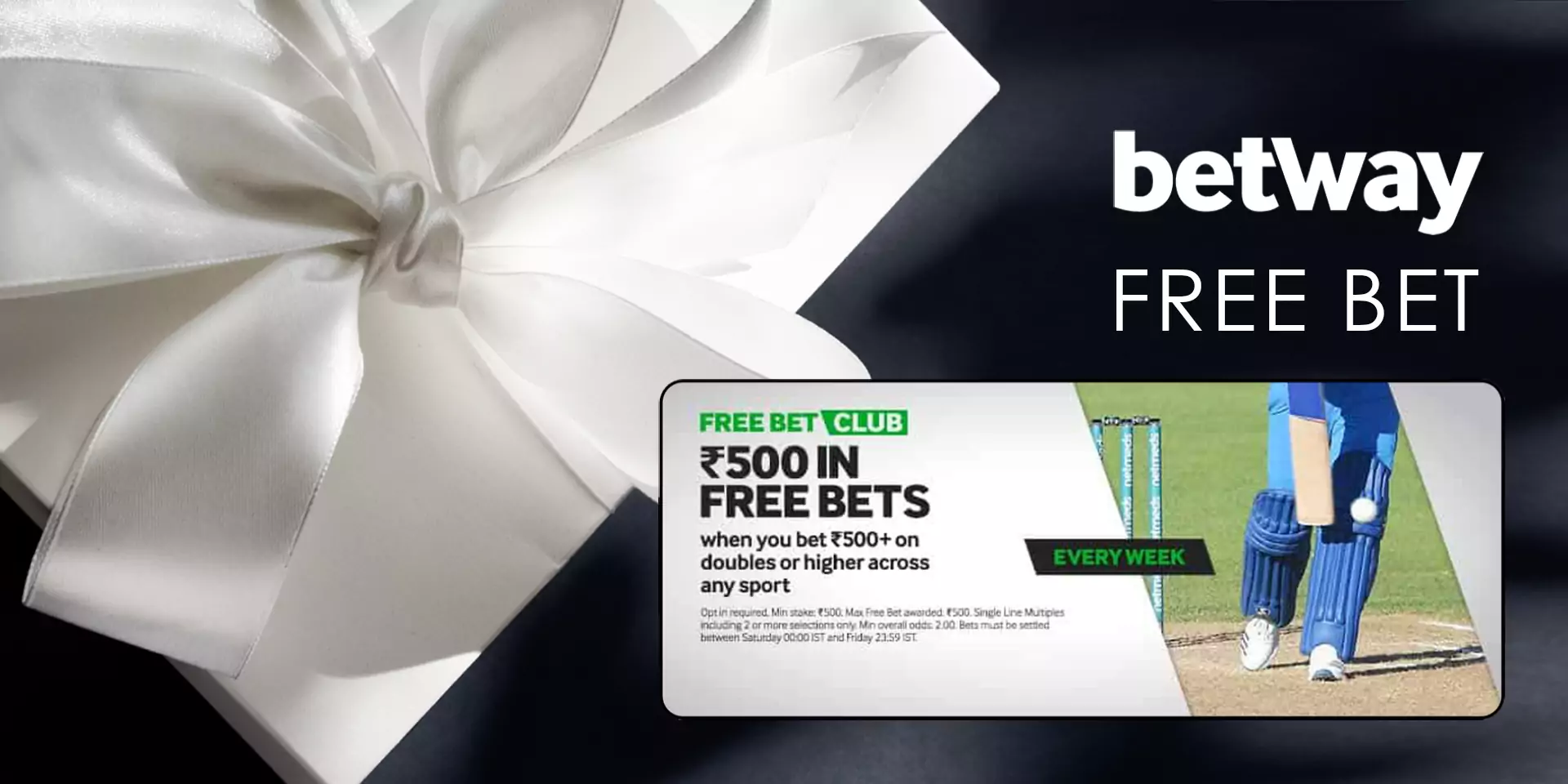 With a making deposit, users can get the free bet as a bonus.