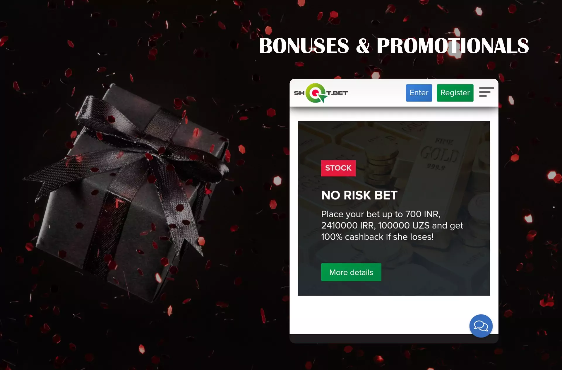 New users of Shot bet can take part in some promotions in order to receive a welcome bonus.