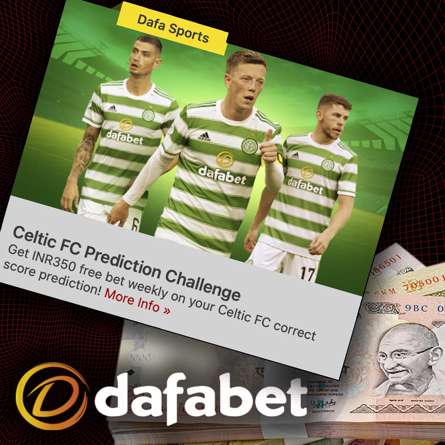 Dafabet provides additional bonuses for predictions.