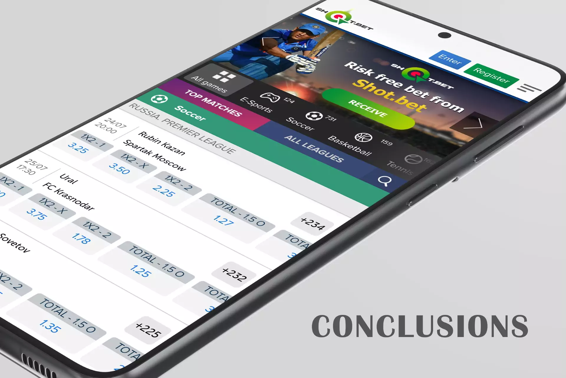 Our experts have analyzed the Shot Bet app in detail and made conclusions about it.