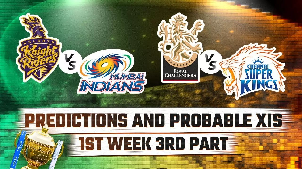 Watch Predictions and likely lineups for KKR vs MI.