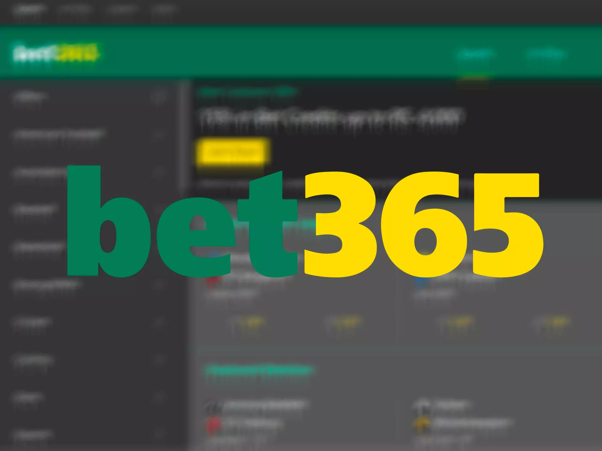 Make a deposit at Bet365 and win big money from betting.