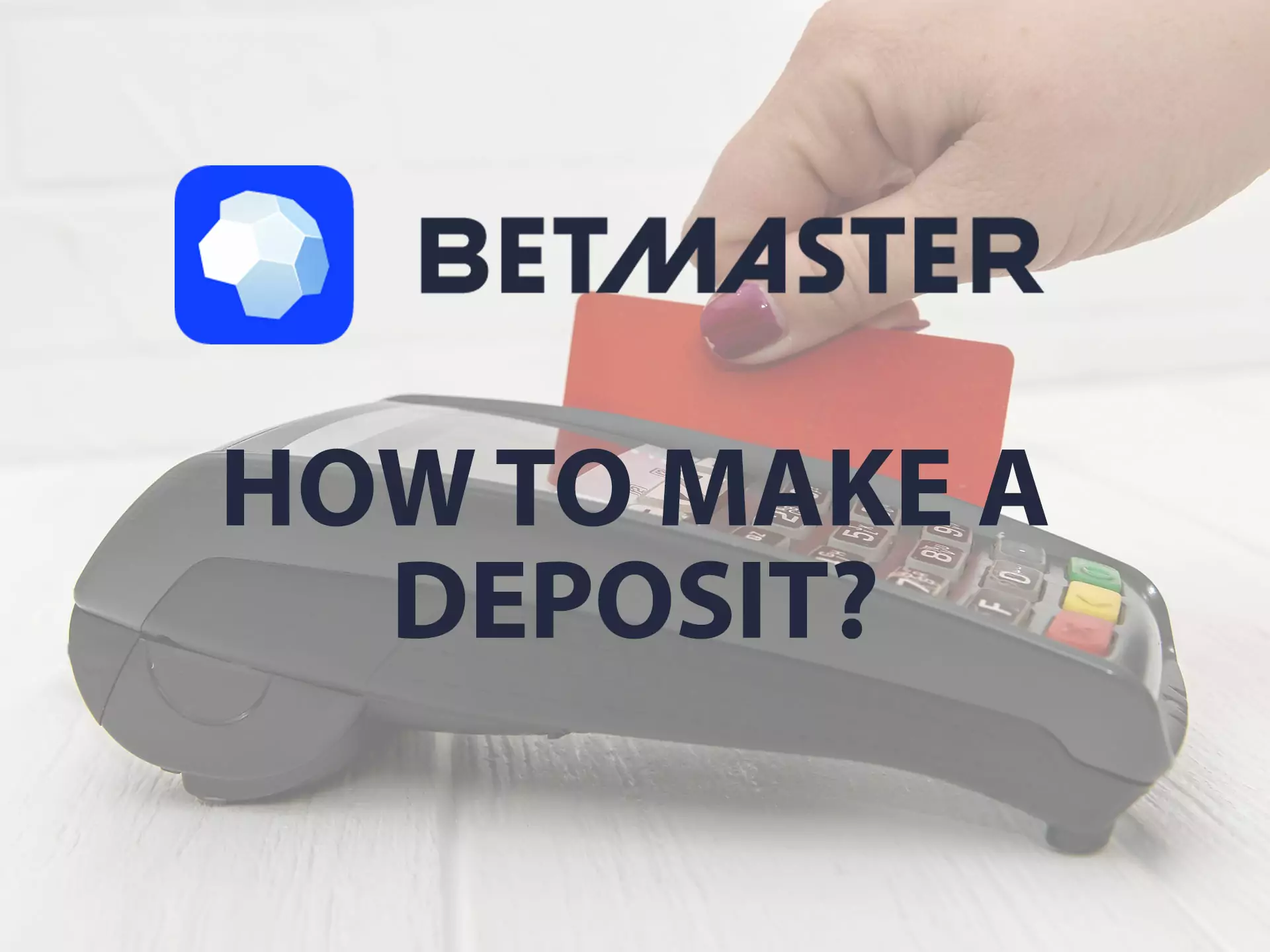 You can make a deposit in indian rupees at Betmaster.