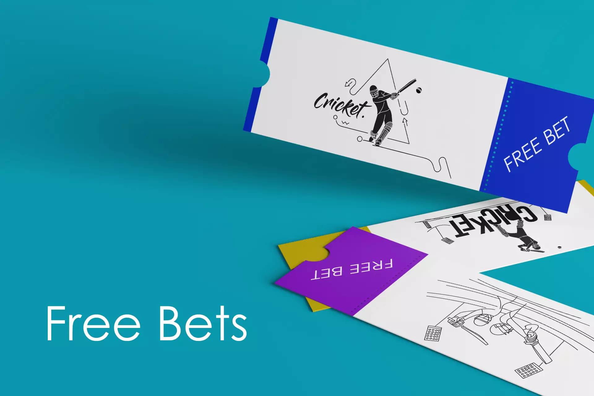 You can use INR free bets to bet on cricket.