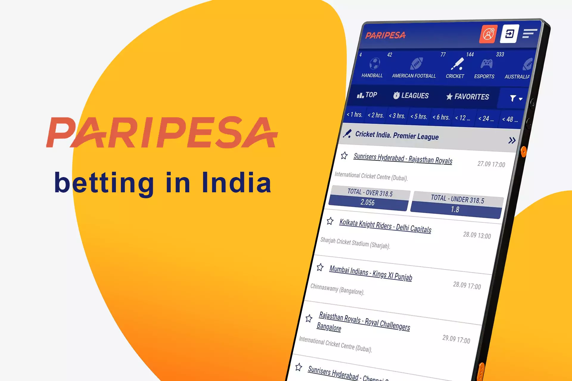To be able to place bets on PariPesa firstly you have to create an account.