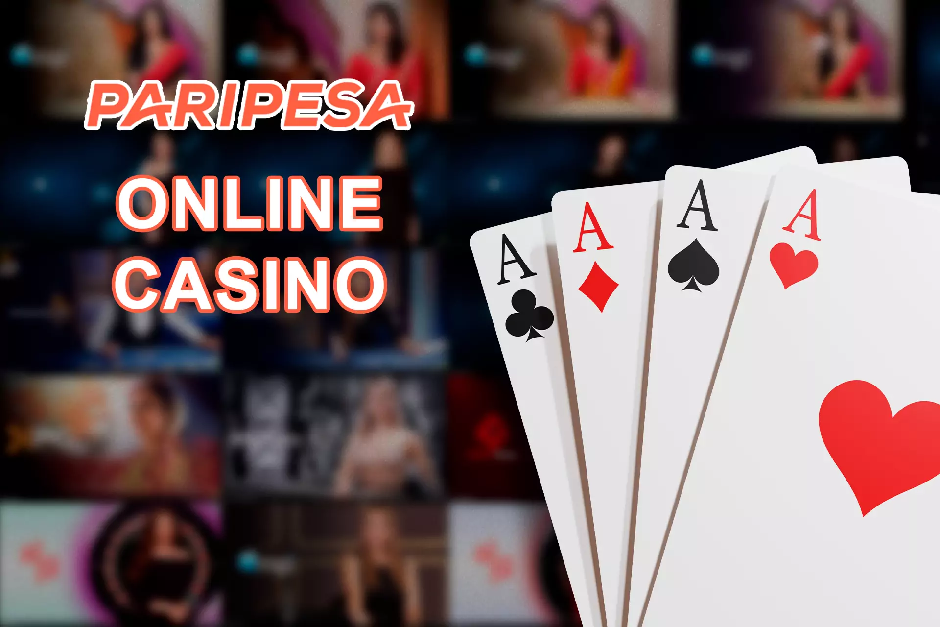 In the casino section, you can play slots and table games with live dealers.