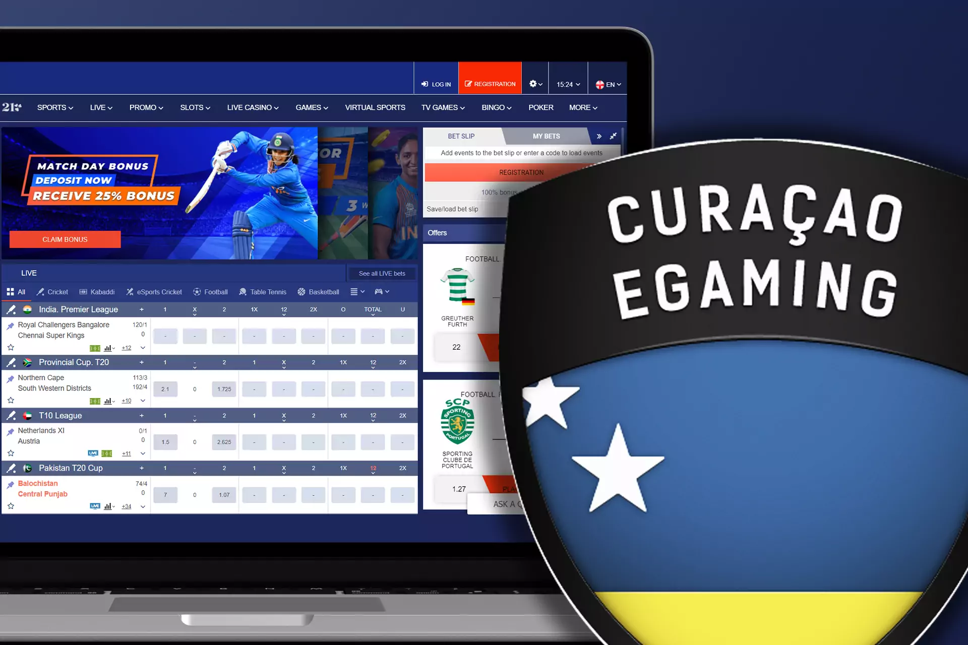PariPesa like many other bookmakers works under the Curacao license.