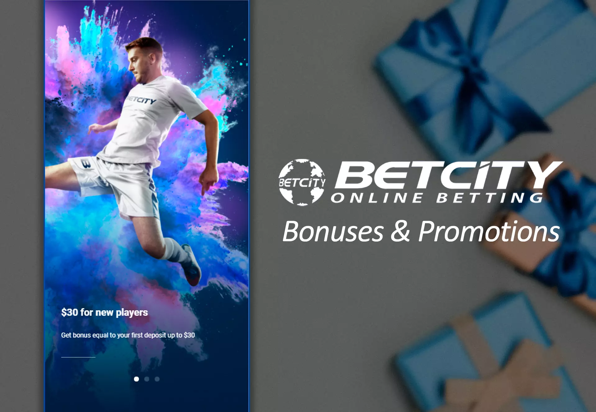 If you are a new user at Betcity, you can count on receiving the welcome offer after registration.