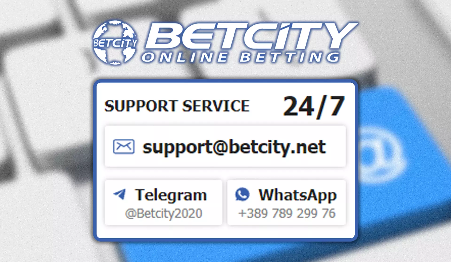 Betcity की सहायता सेवा 24/7 काम करती है, इसलिए कभी भी चैट खोलने के लिए स्वतंत्र महसूस करें।