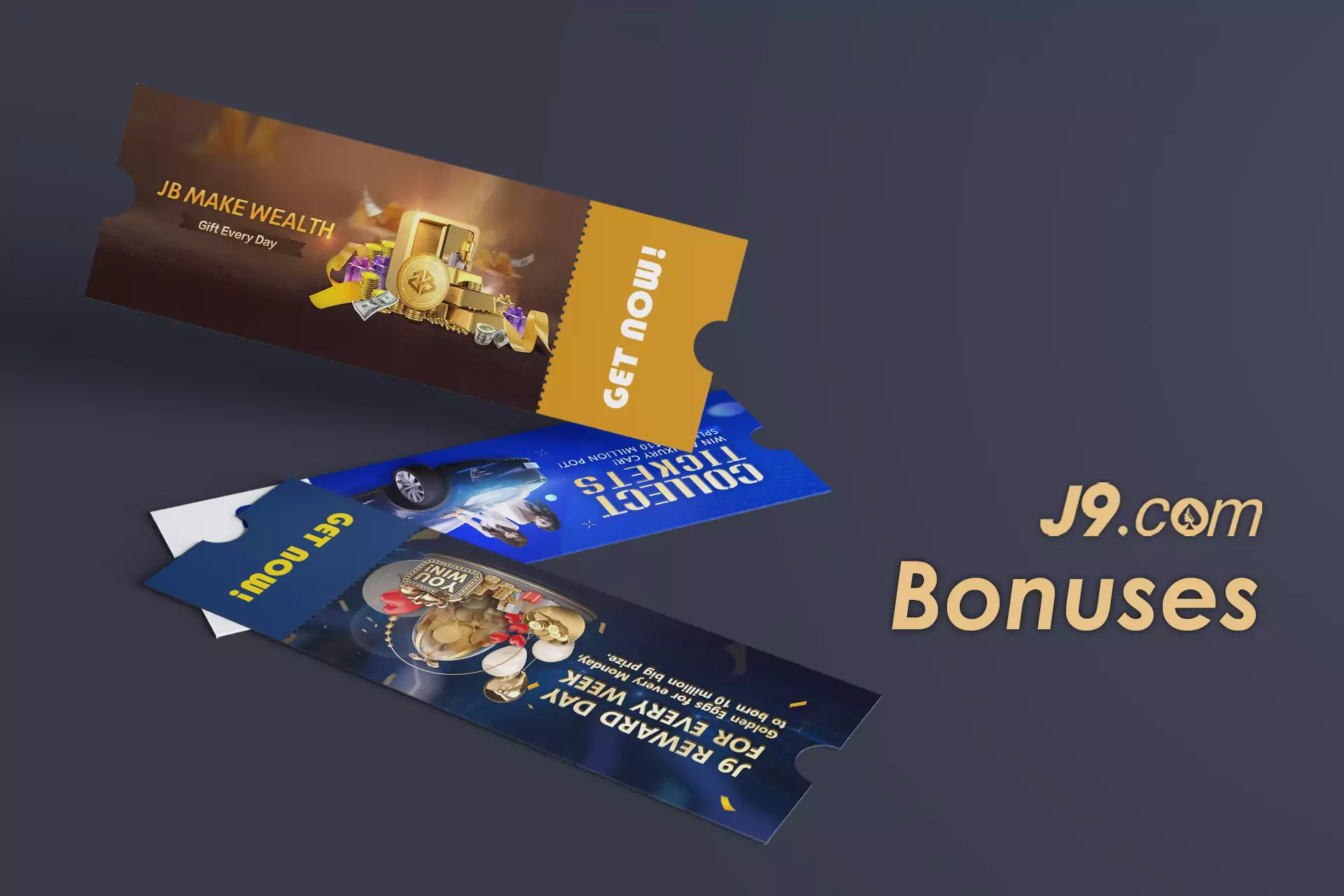 There are a few bonus offers at J9 that help users to increase the profit of betting on sports.