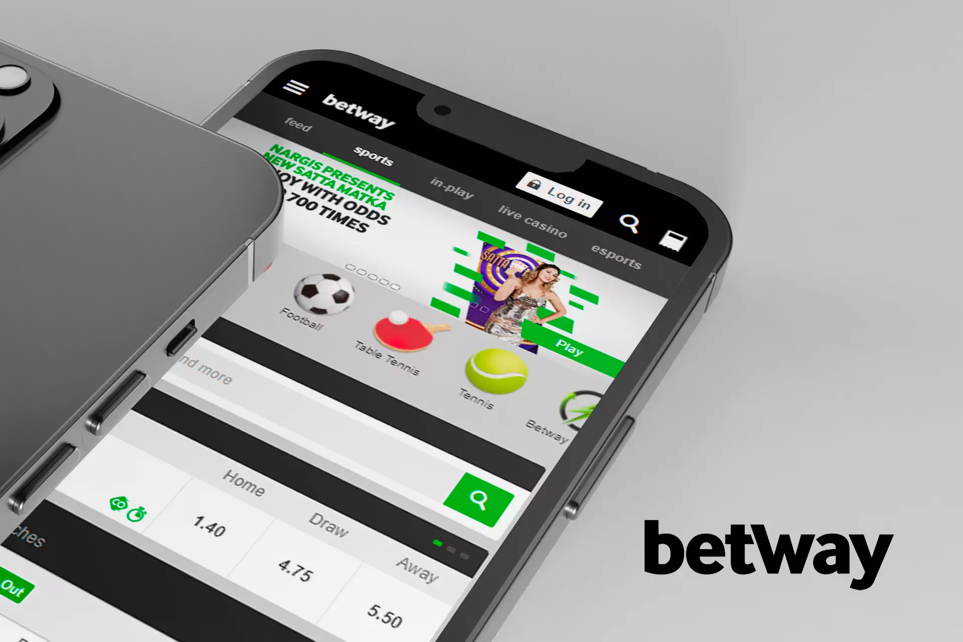 Various betting options are available in the Betway app.