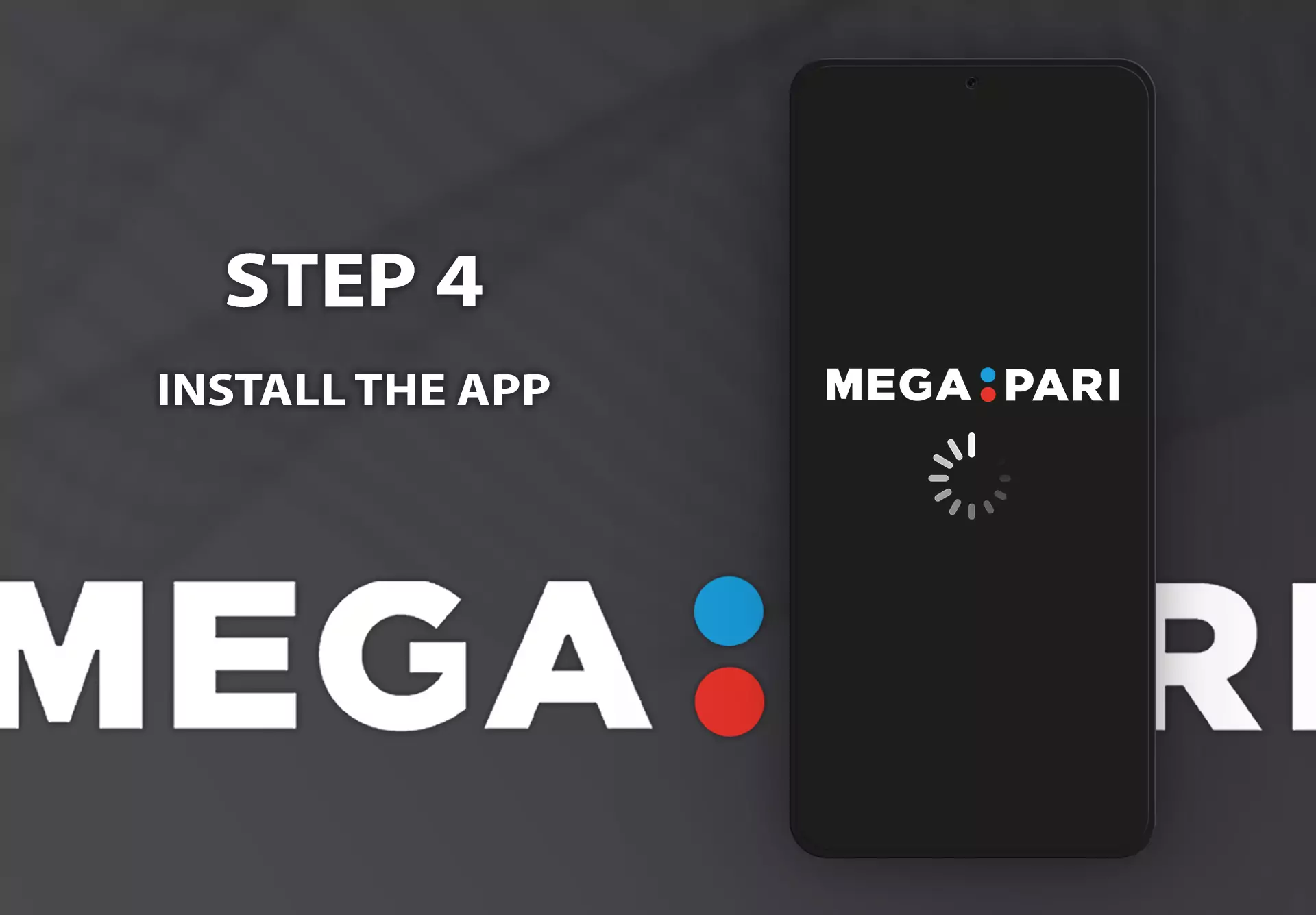 Run the apk file and install the MegaPari app.