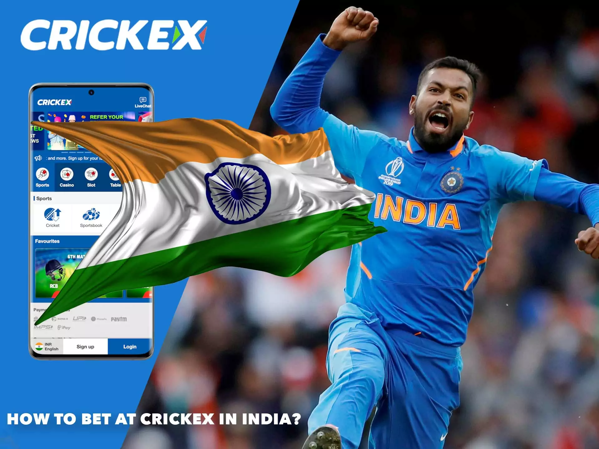 Cricket offers many sports for online betting.
