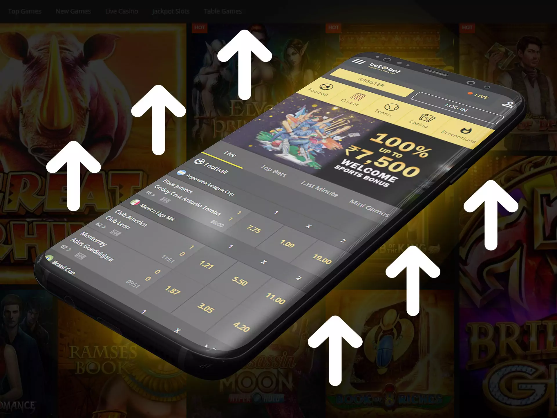 The Bet O Bet app will be updated regularly after the release.