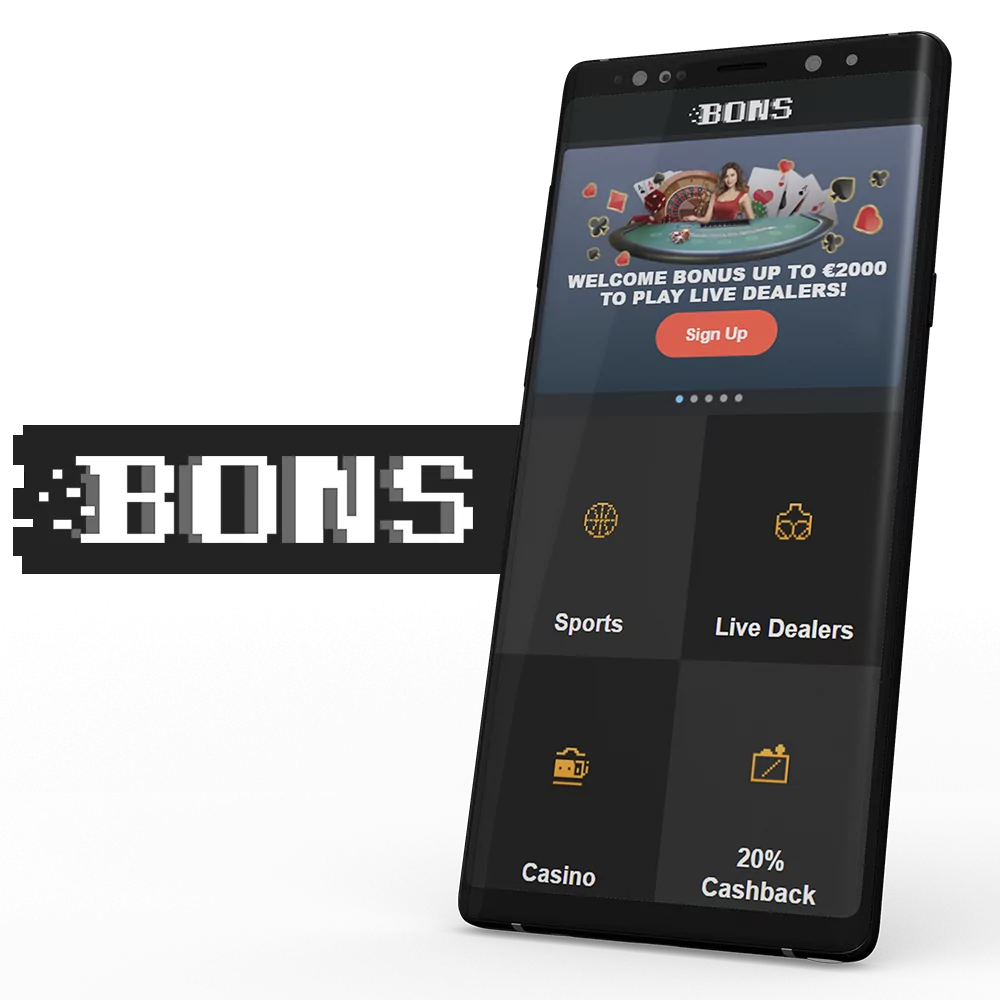 The Bons app is available for Android smartphones.