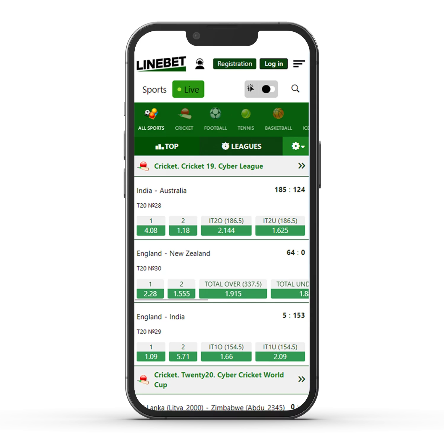 The Linebet app is available as a free download for Android and iOS.