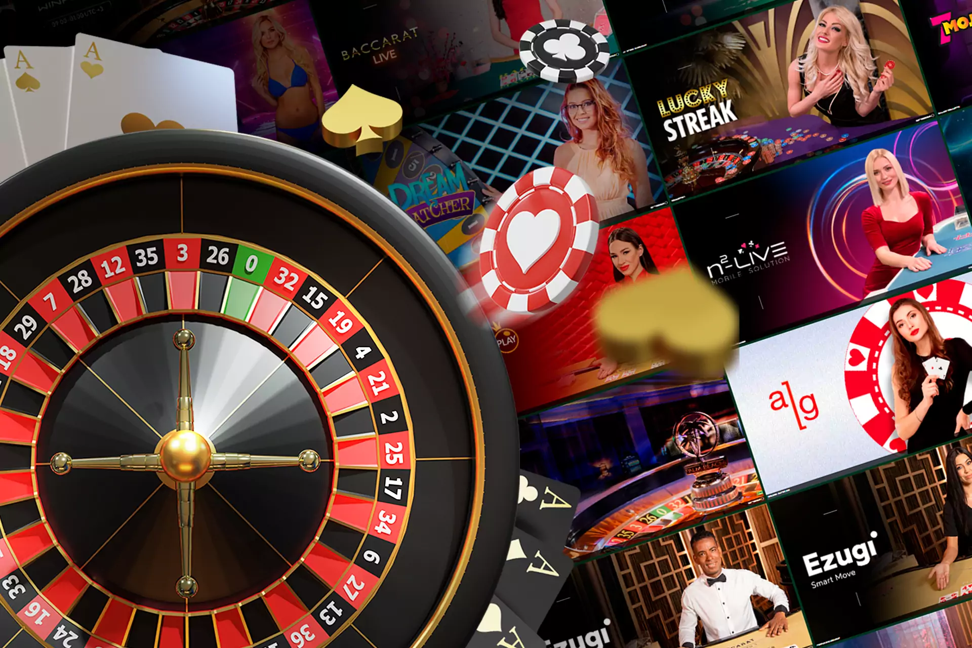 In the Casino section, there are lots of games available to play anytime.