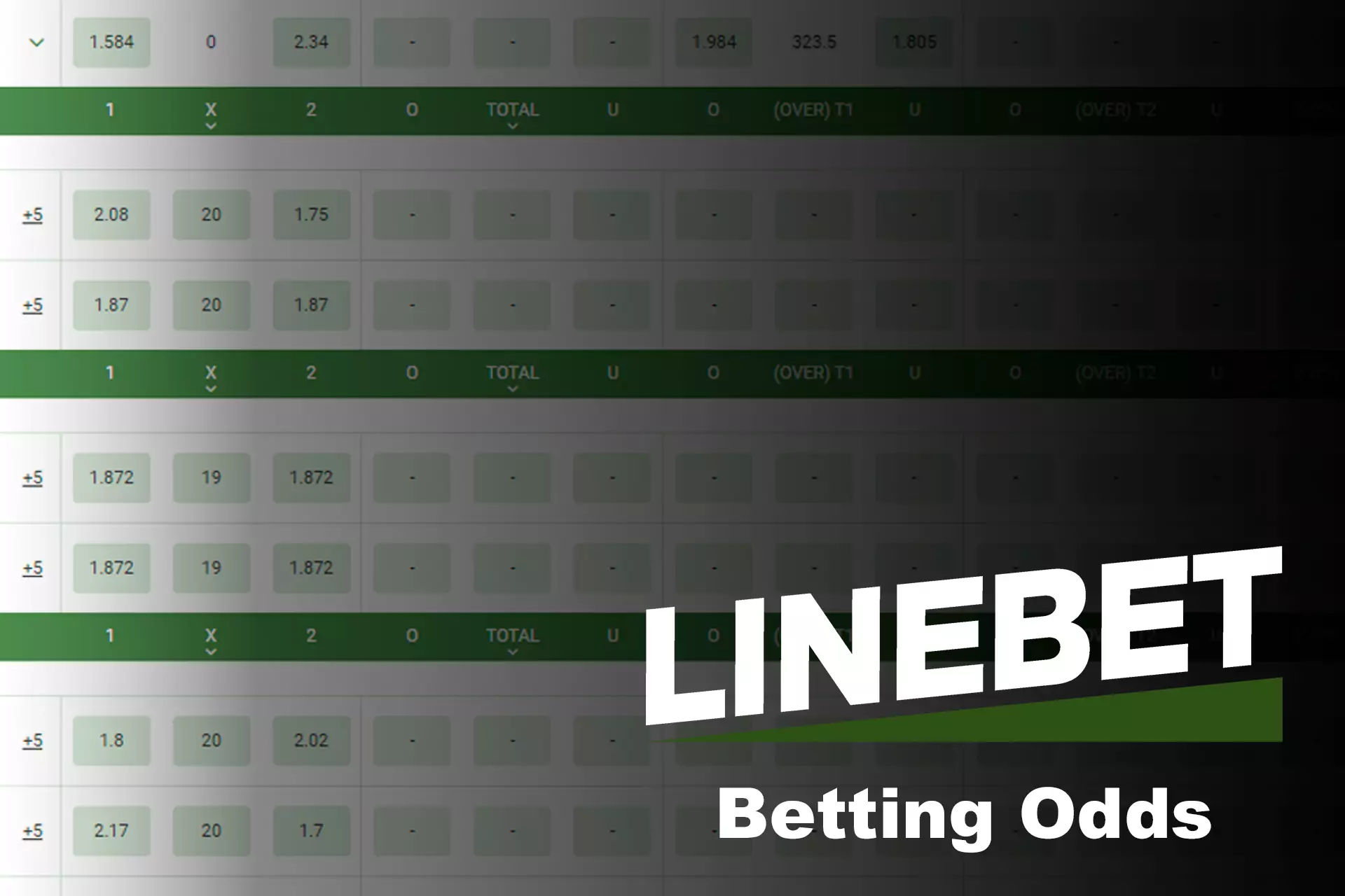 Linebet has incredible odds on sports events betting.