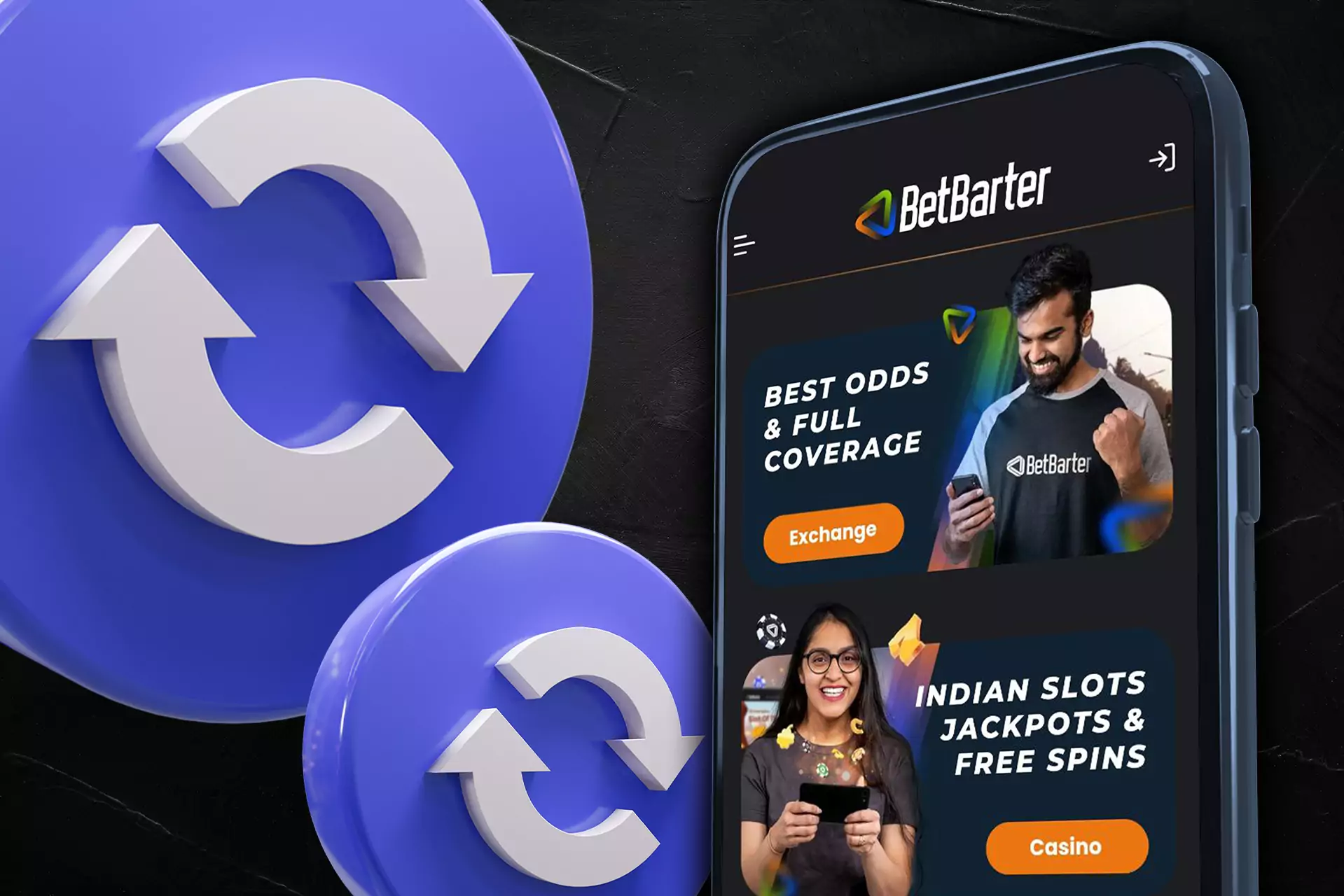 The Betbarter app is updated regularly.