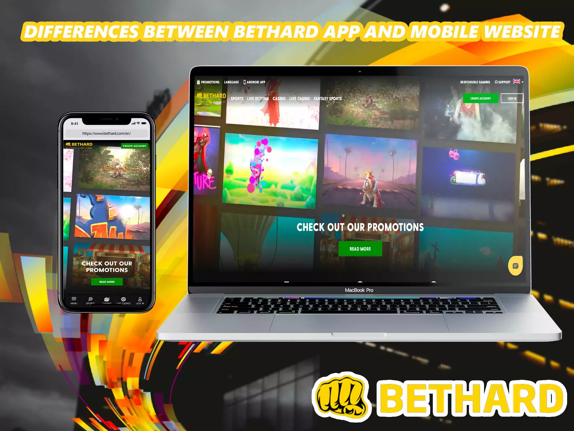 The interface and design is very similar to the desktop version, the main advantage of the mobile site is that you do not need to download anything, you are in the game.