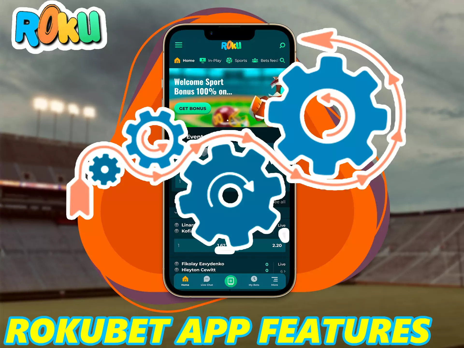 The smartphone version will give you an unforgettable experience of interacting with the bookmaker, and the abundance of functions corresponds to the desktop version.