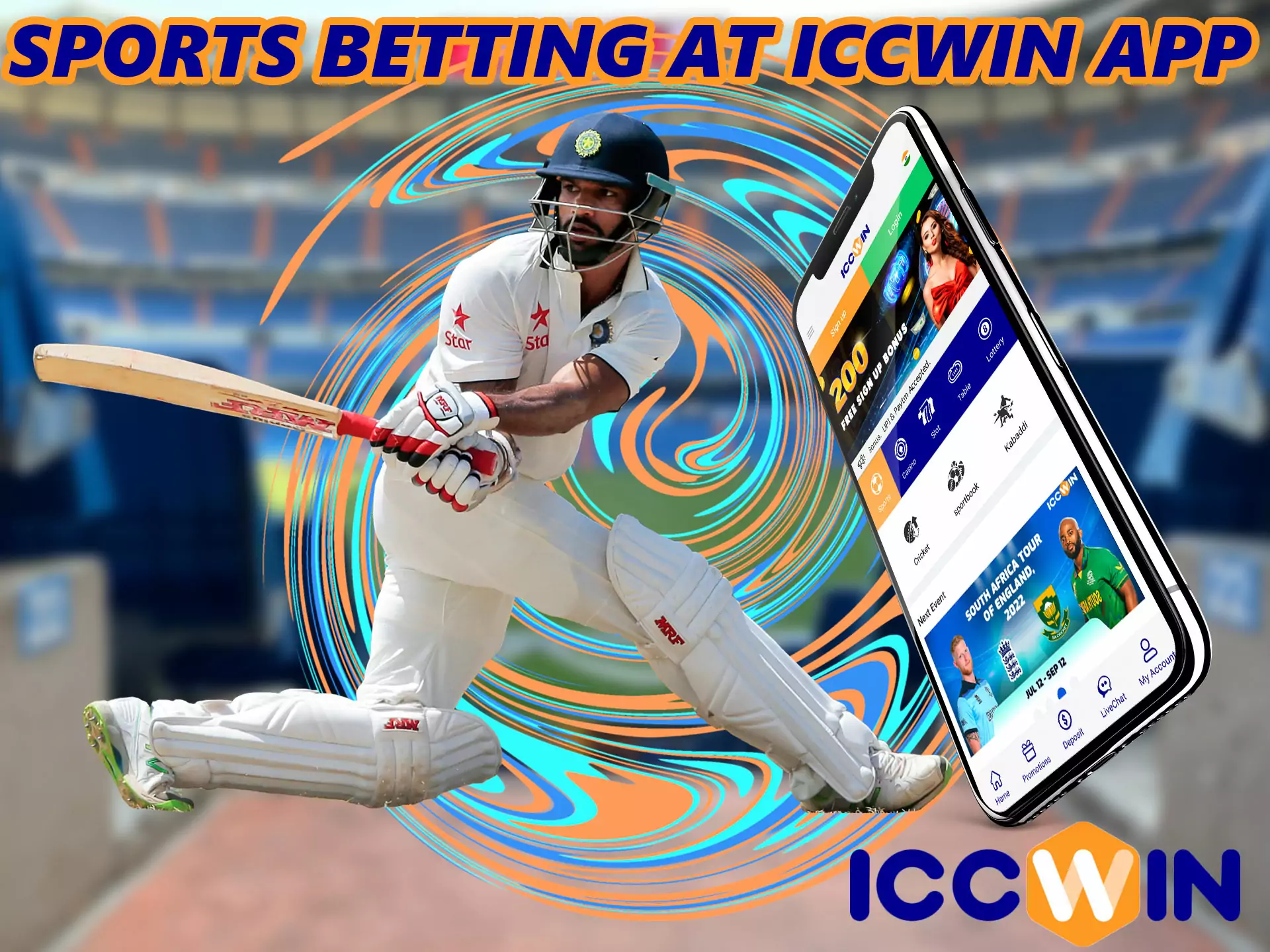 Cricket betting is incredibly popular among Indian bettors, and you can also bet on other disciplines here.