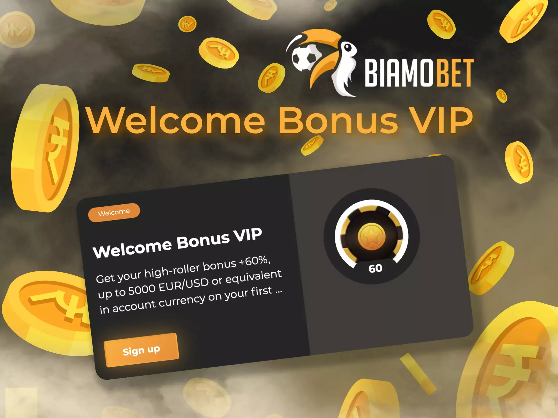 The regular users can joun the VIP program and get additional benefits from Biamobet.