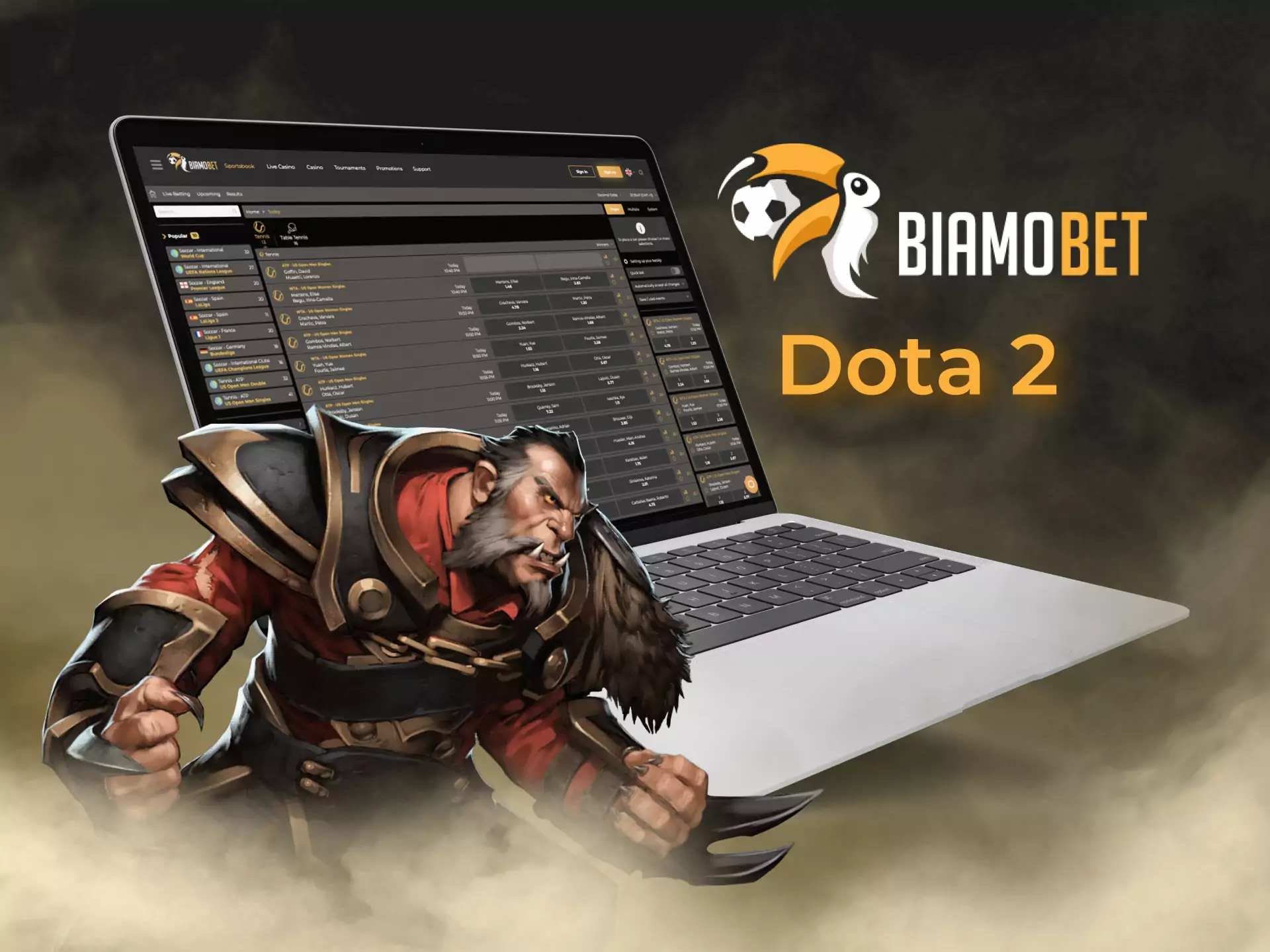 If you follow Dota 2 matches, predict the result on Biamobet.