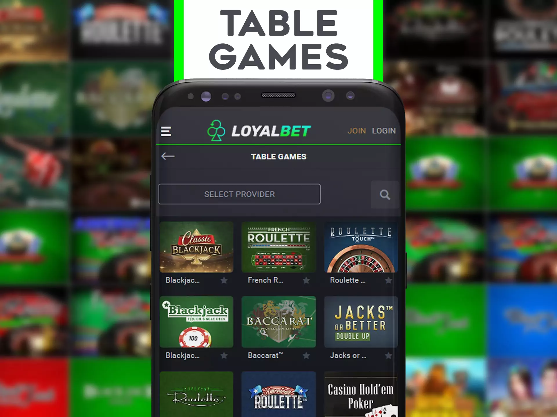 Search for most enjoyable table game at Loyalbet.