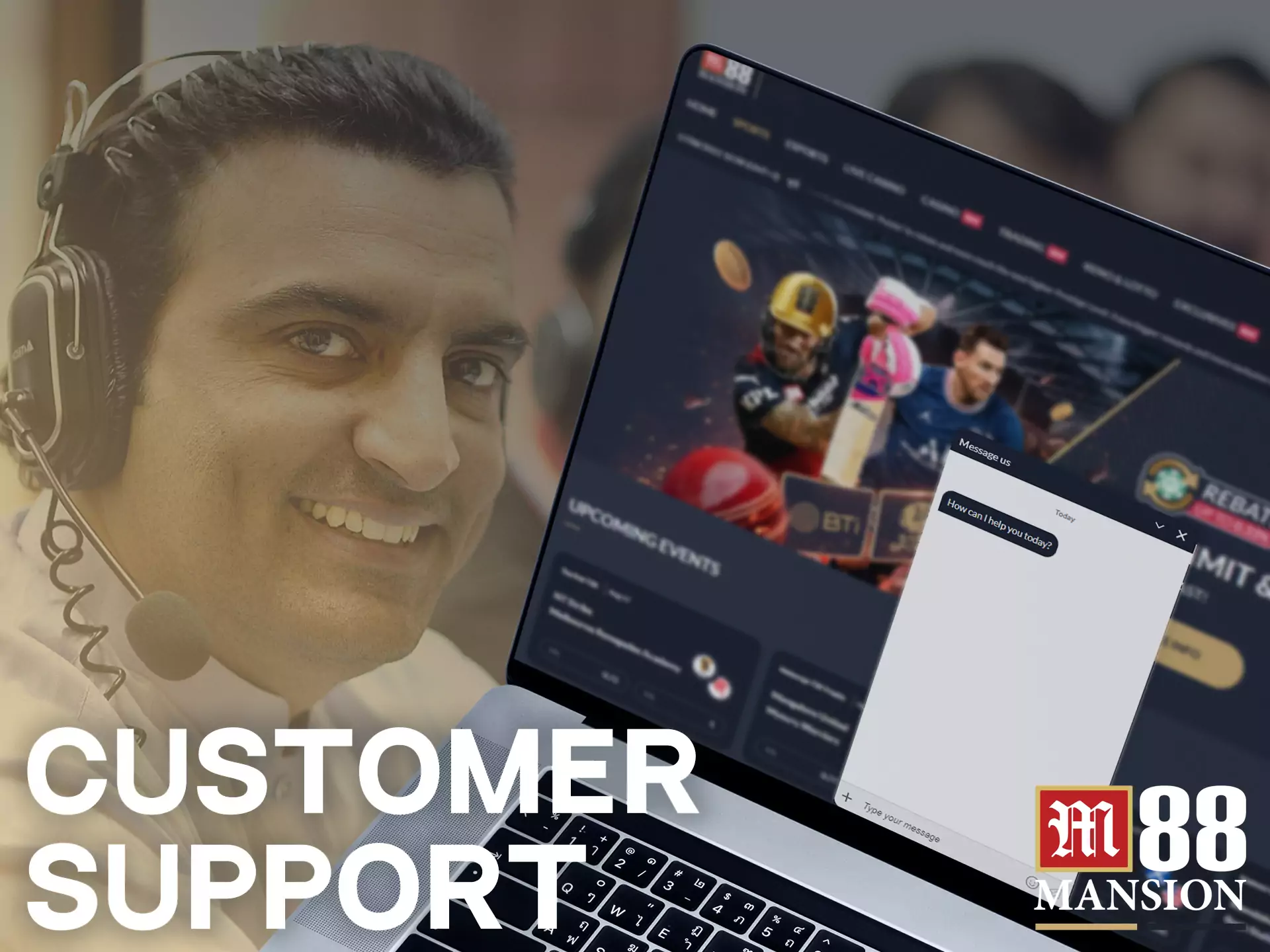 If you have any questions about betting on the M88 site, let customer support help you.