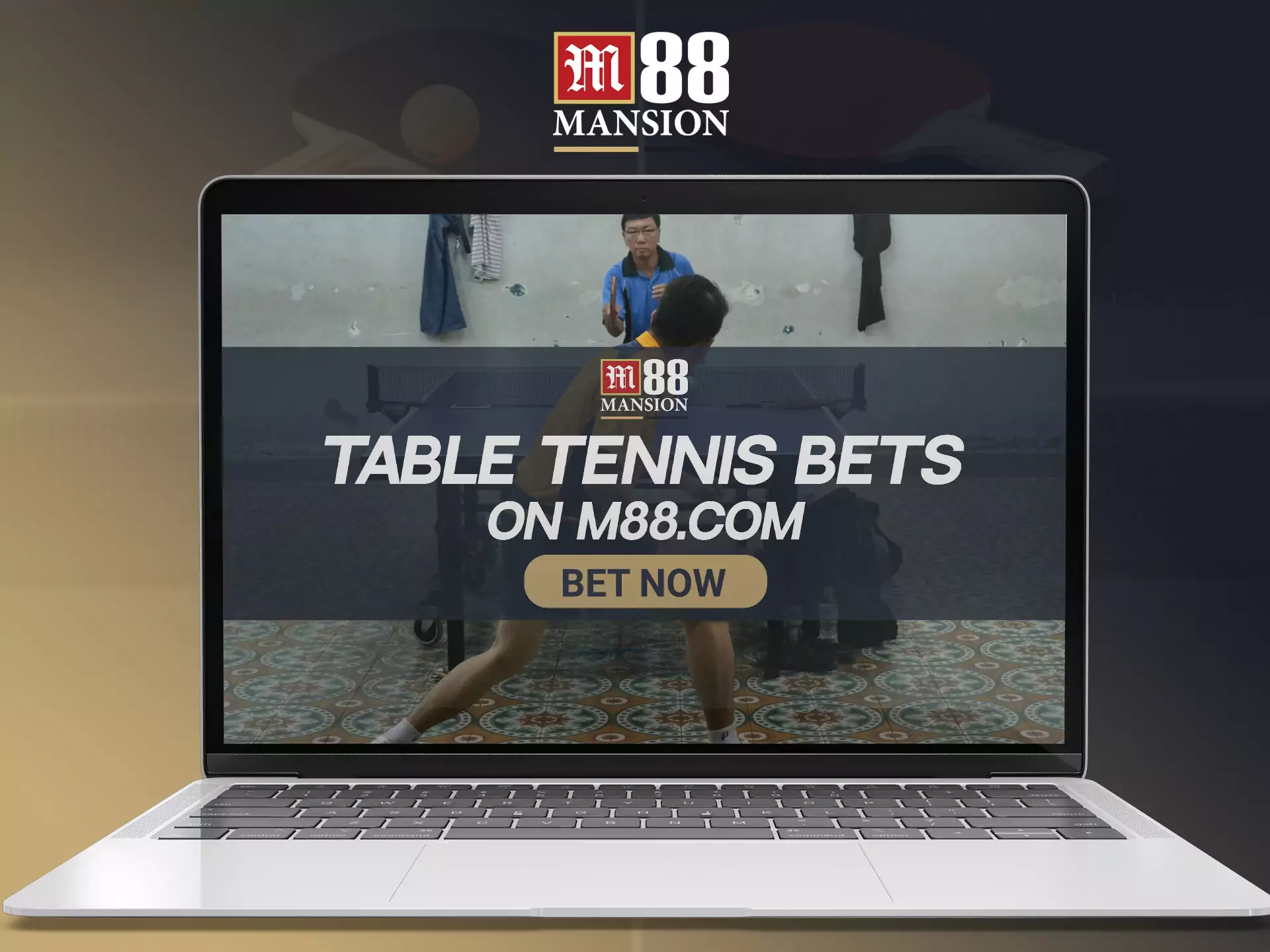 Also, you can place bets on table tennis tournaments.