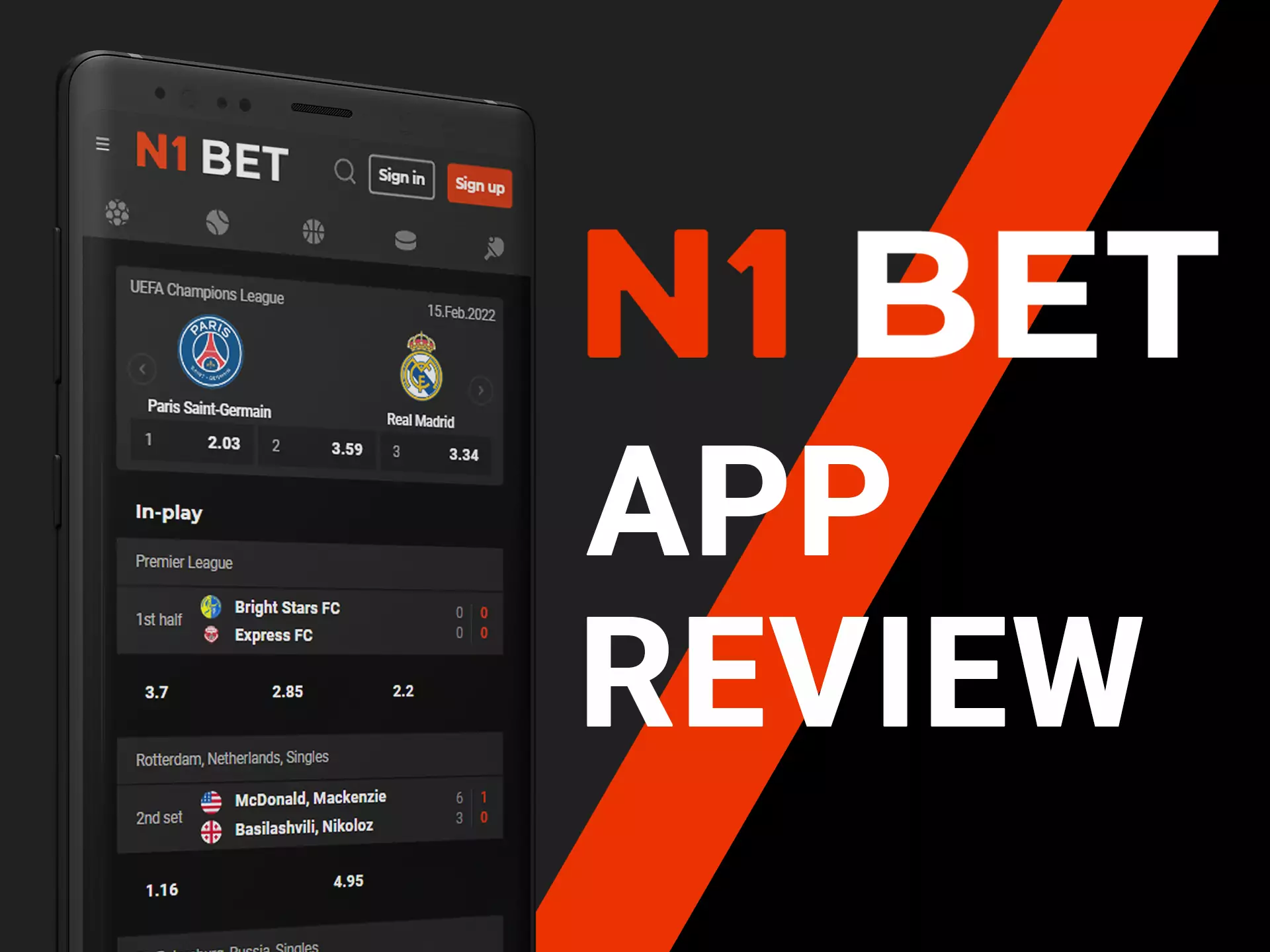 Learn more about the N1Bet app.