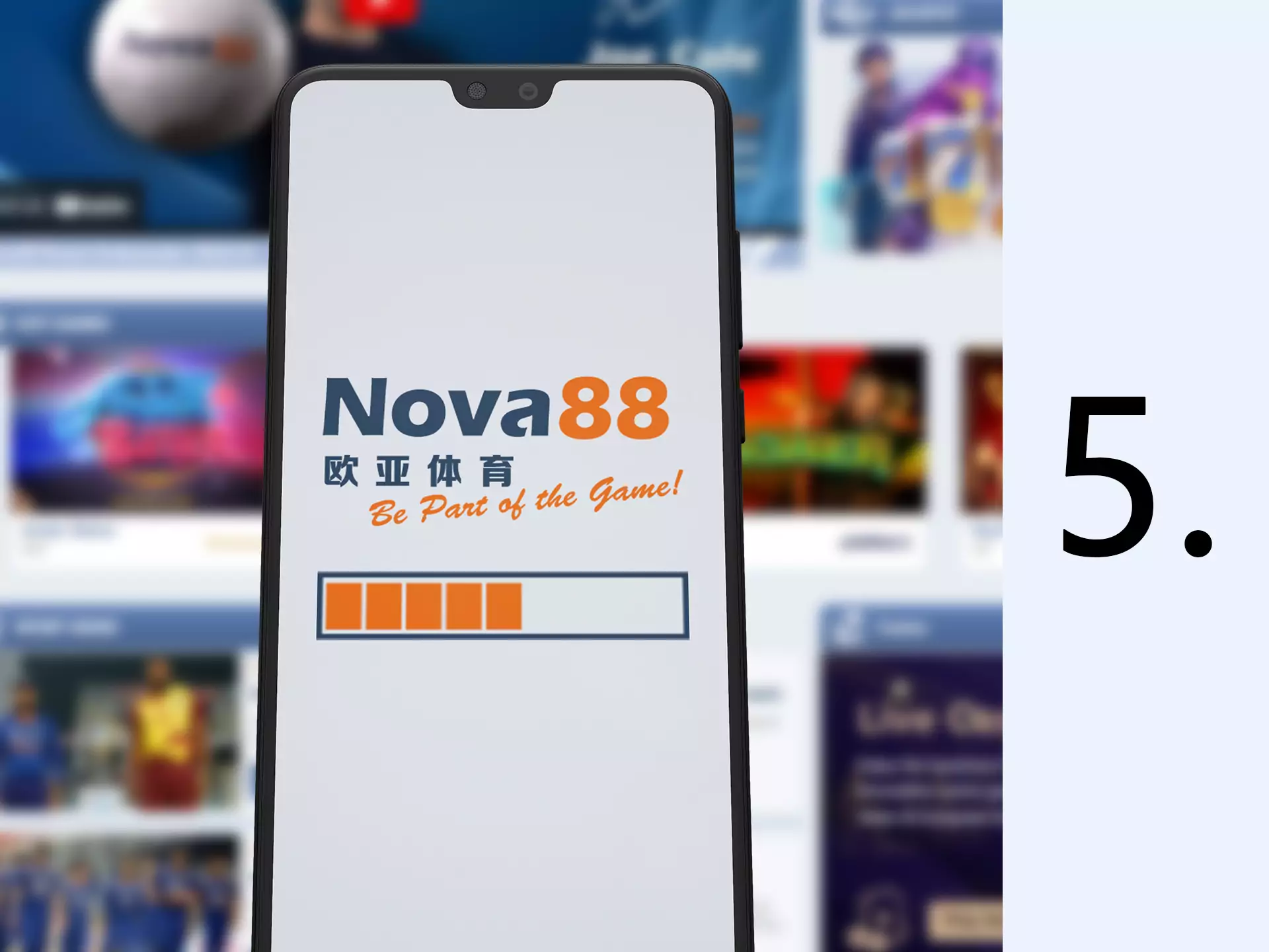 Install Nova88 app and bet with comfort.