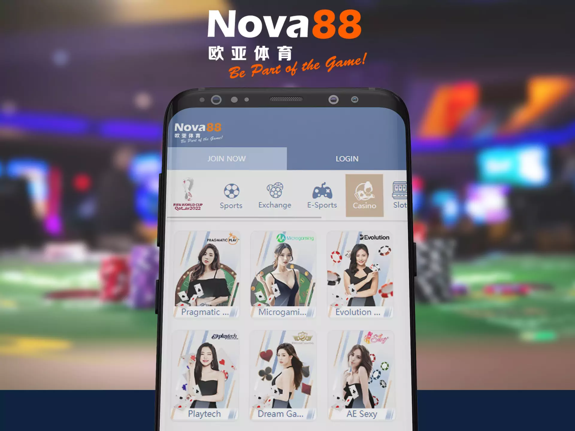 Nova88 app is very useful in casino games.