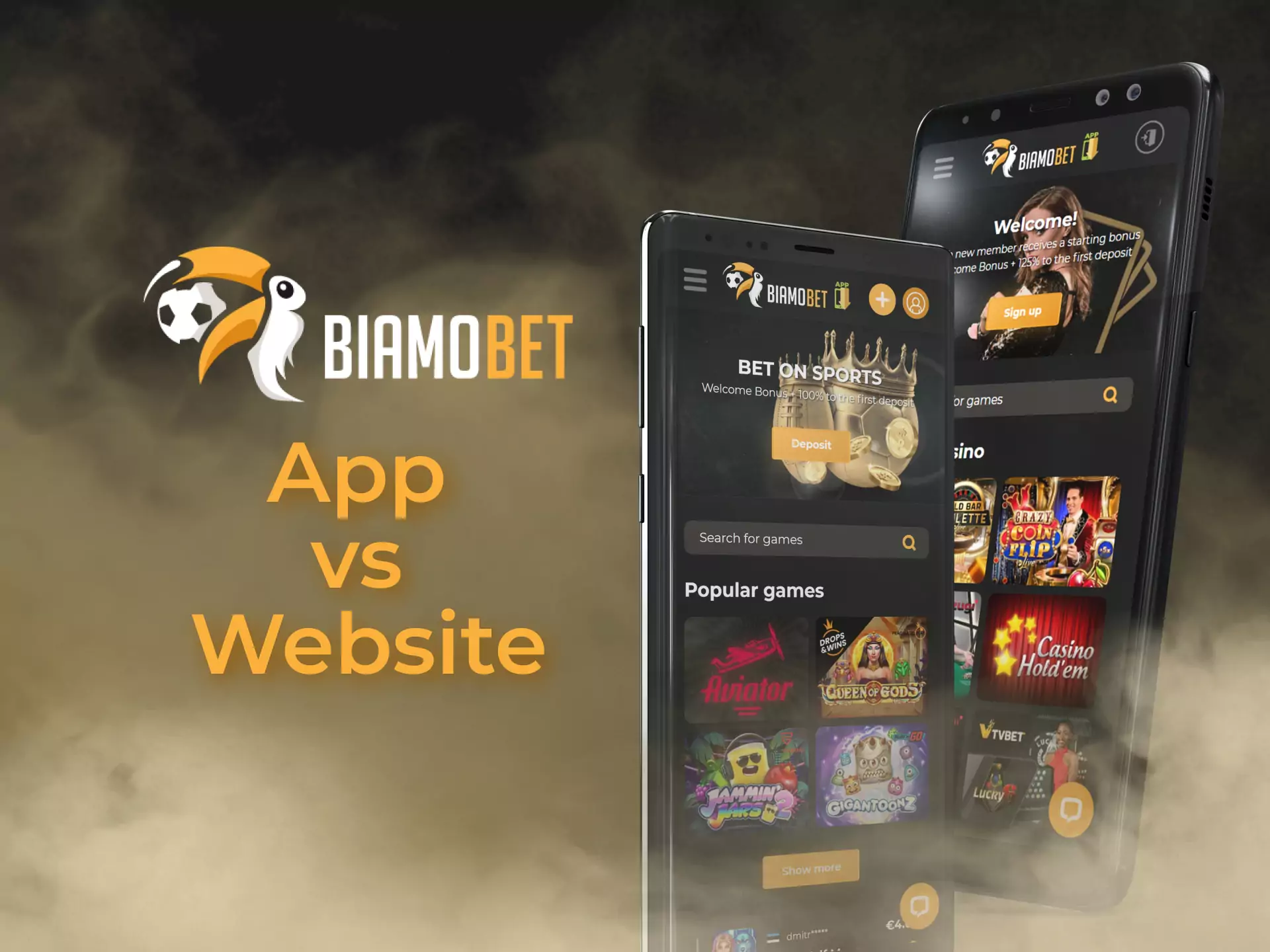 Both the Biamobet app and the Biamobet website have great features and provide perfect betting services.
